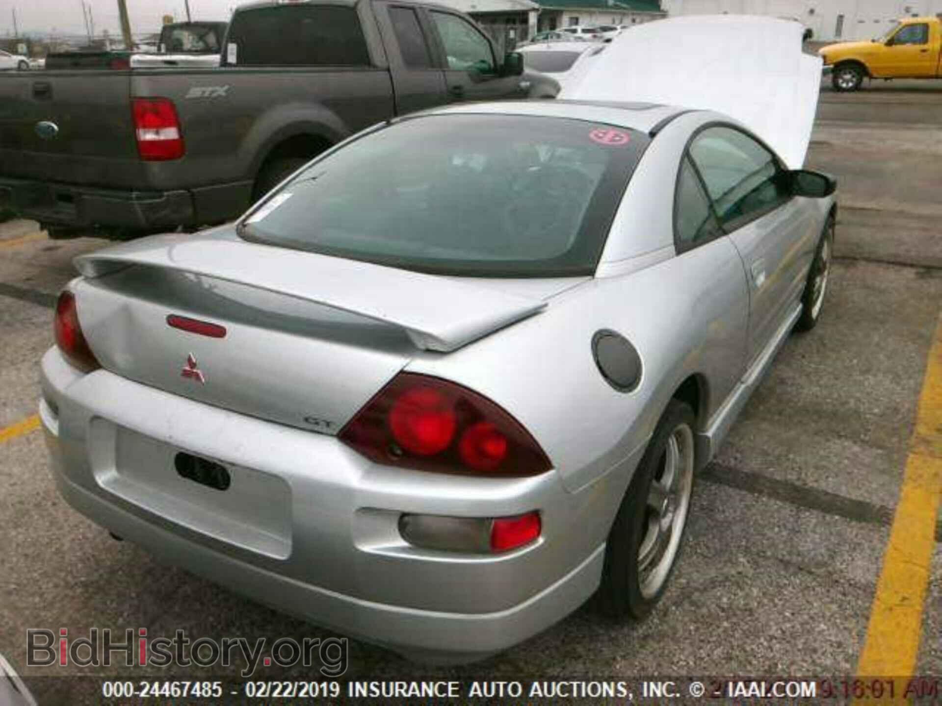 2001 MITSUBISHI ECLIPSE - VIN: 4A3AC84HX1E072416 - Фото 2