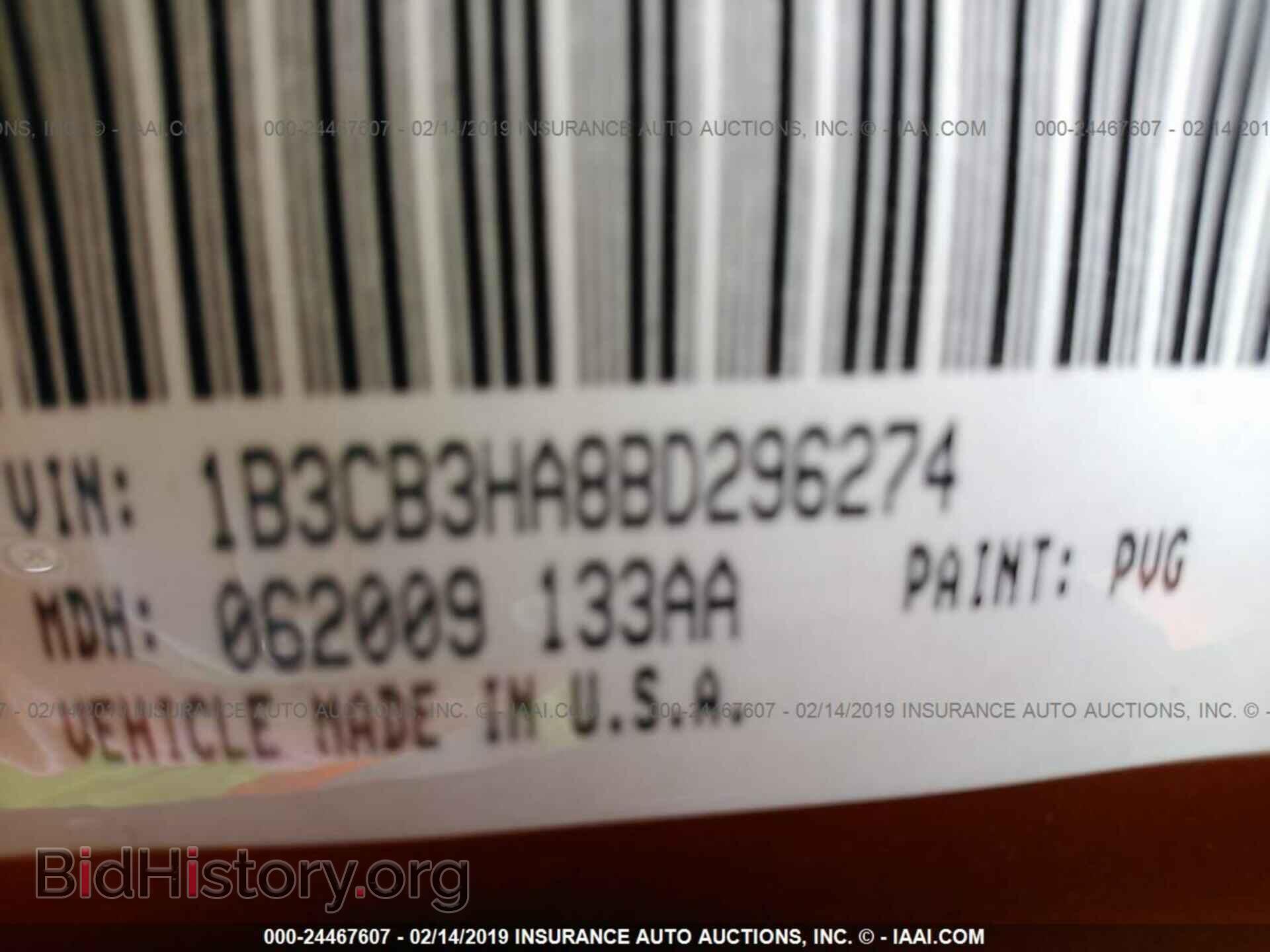 2011 DODGE CALIBER - VIN: 1B3CB3HA8BD296274 - Фото 9
