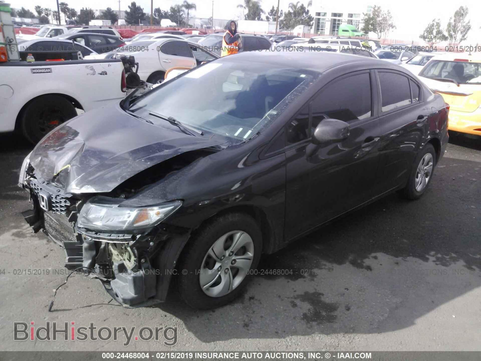 2013 HONDA CIVIC - VIN: 2HGFB2F56DH589058 - Фото 2