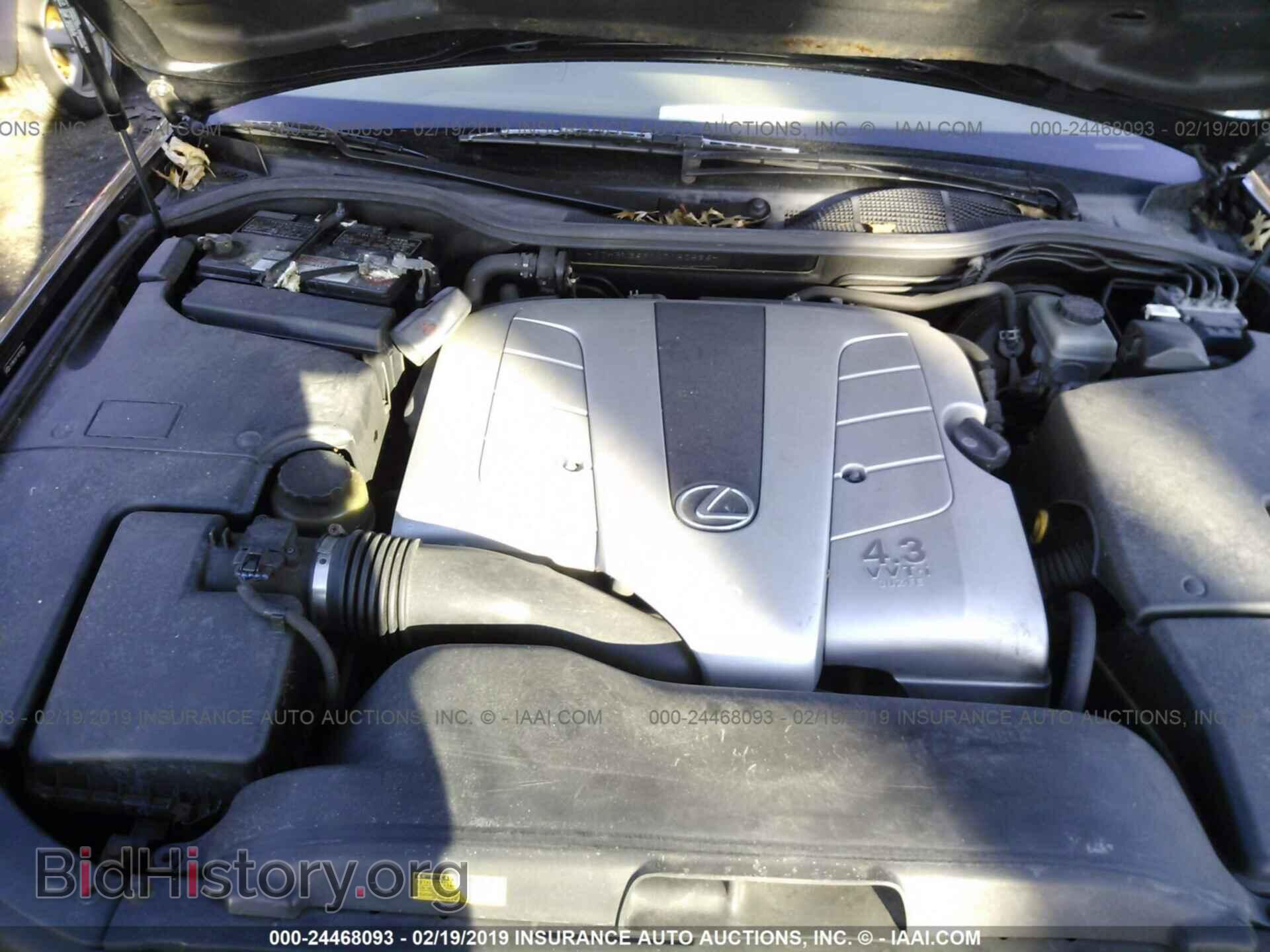 2004 LEXUS LS - VIN: JTHBN36F140150596 - Фото 10