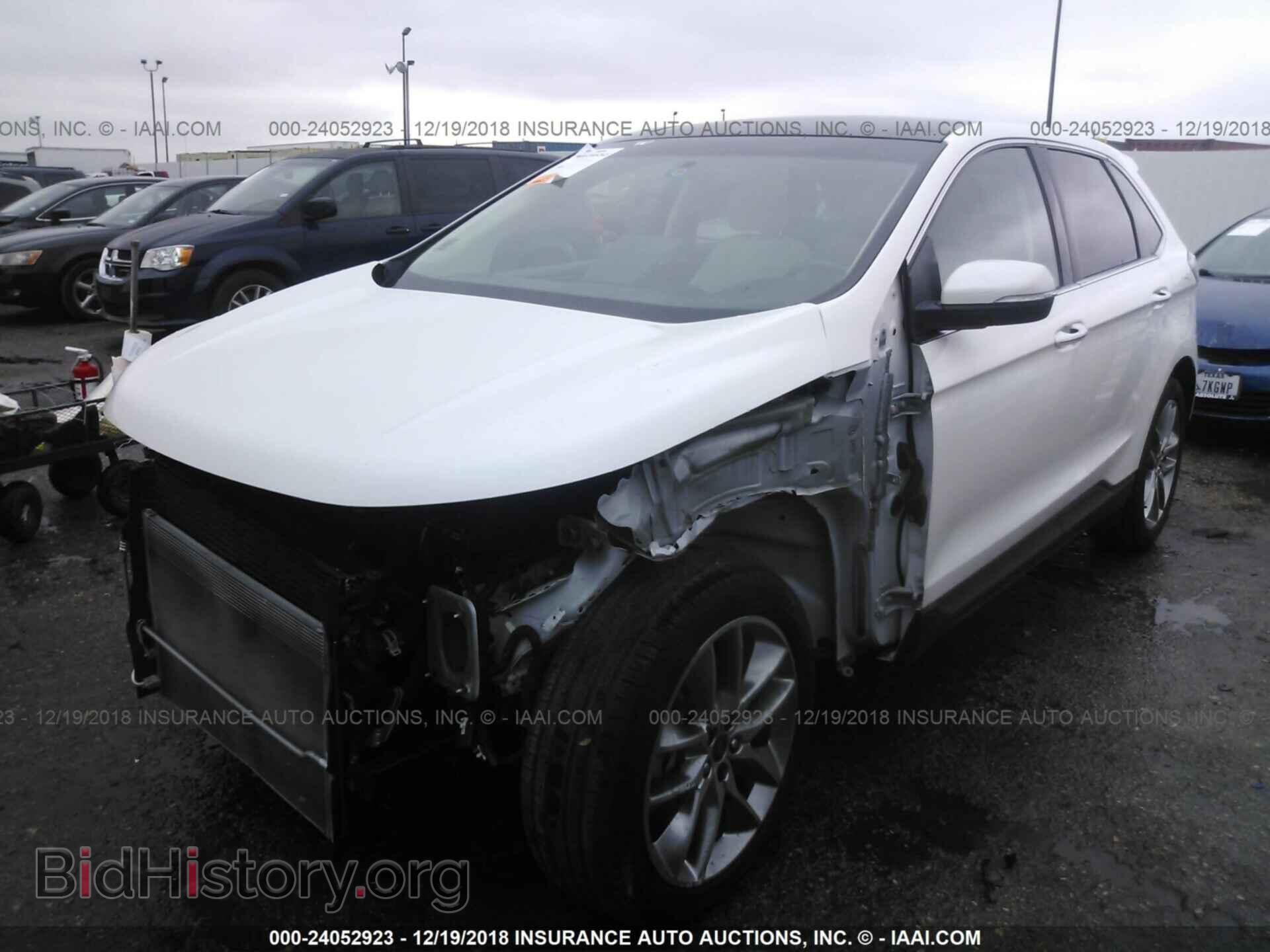 2015 FORD EDGE - VIN: 2FMTK3K8XFBB73104 - Фото 2