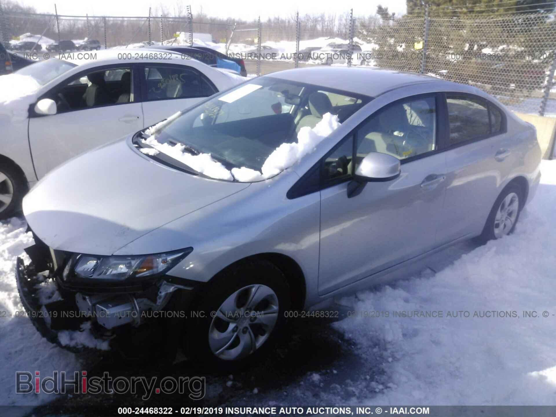 2013 HONDA CIVIC - VIN: 19XFB2E50DE041763 - Фото 2