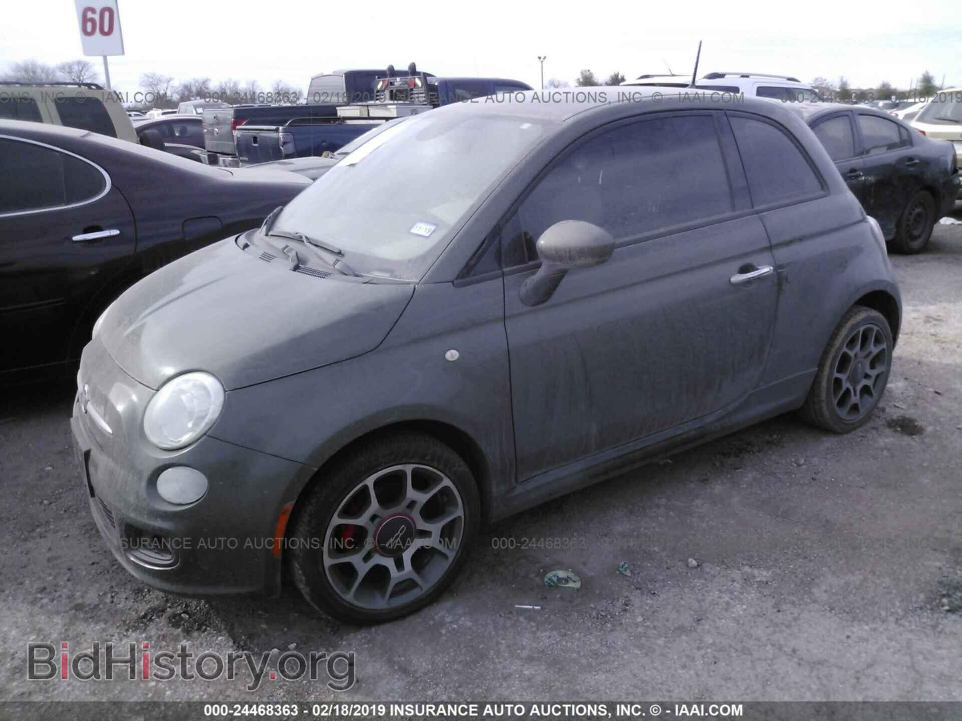 2015 FIAT 500 - VIN: 3C3CFFBR8FT656747 - Фото 2