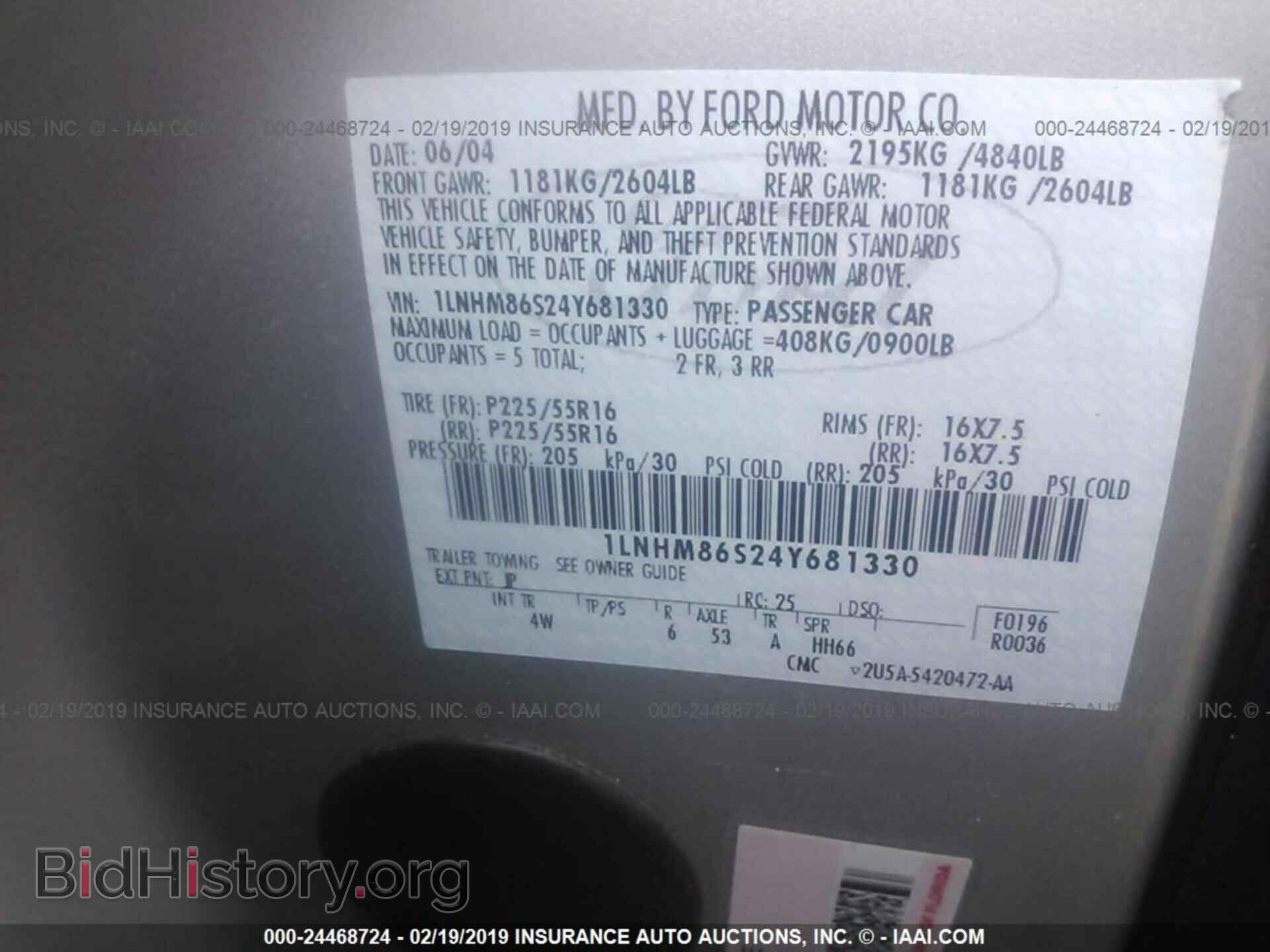 2004 LINCOLN LS - VIN: 1LNHM86S24Y681330 - Photo 9