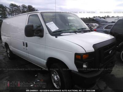 2010 Ford ECONOLINE E150 Van, white — VIN 1FTNE1EW8ADA66574, IAAI