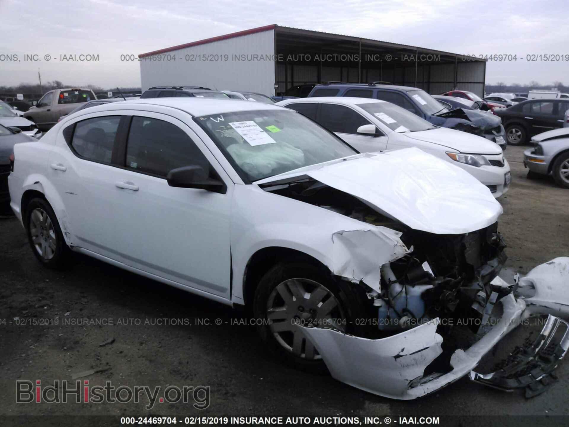 Фотография 1C3CDZAB6CN142144 - DODGE AVENGER 2012