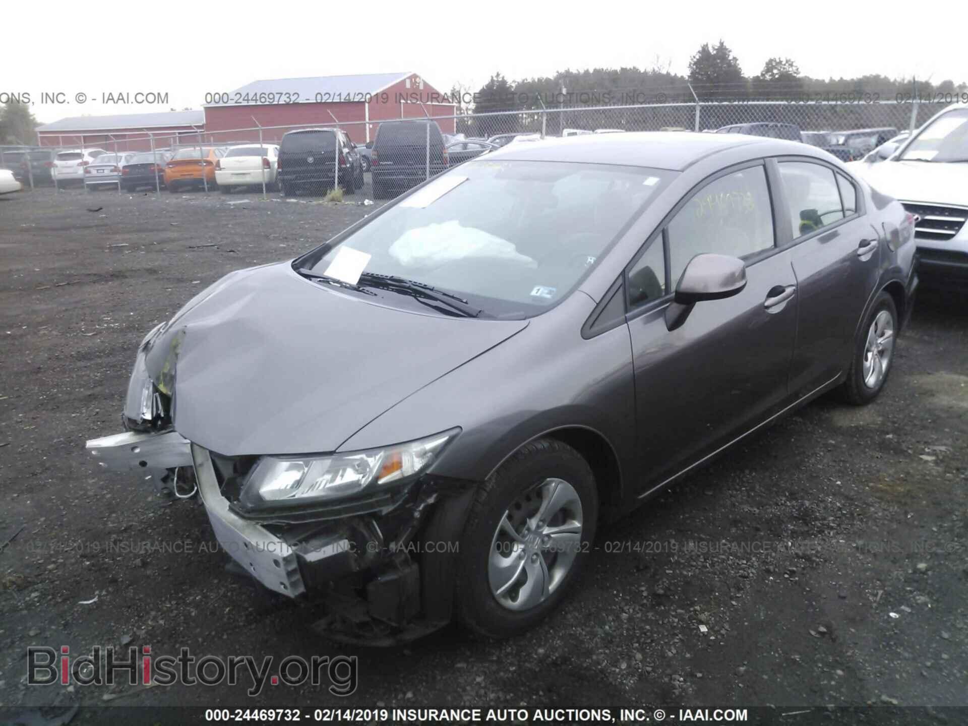 2013 HONDA CIVIC - VIN: 19XFB2F51DE226483 - Фото 2