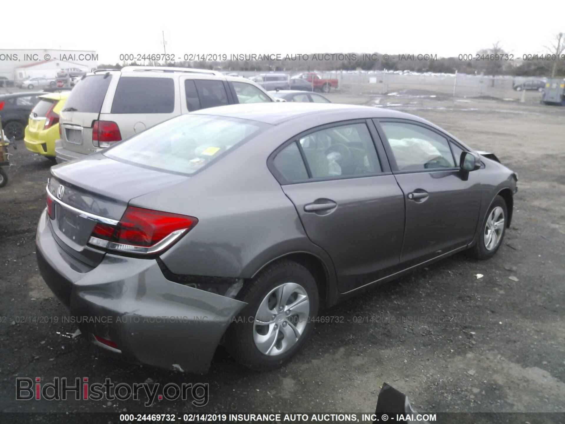 2013 HONDA CIVIC - VIN: 19XFB2F51DE226483 - Фото 4
