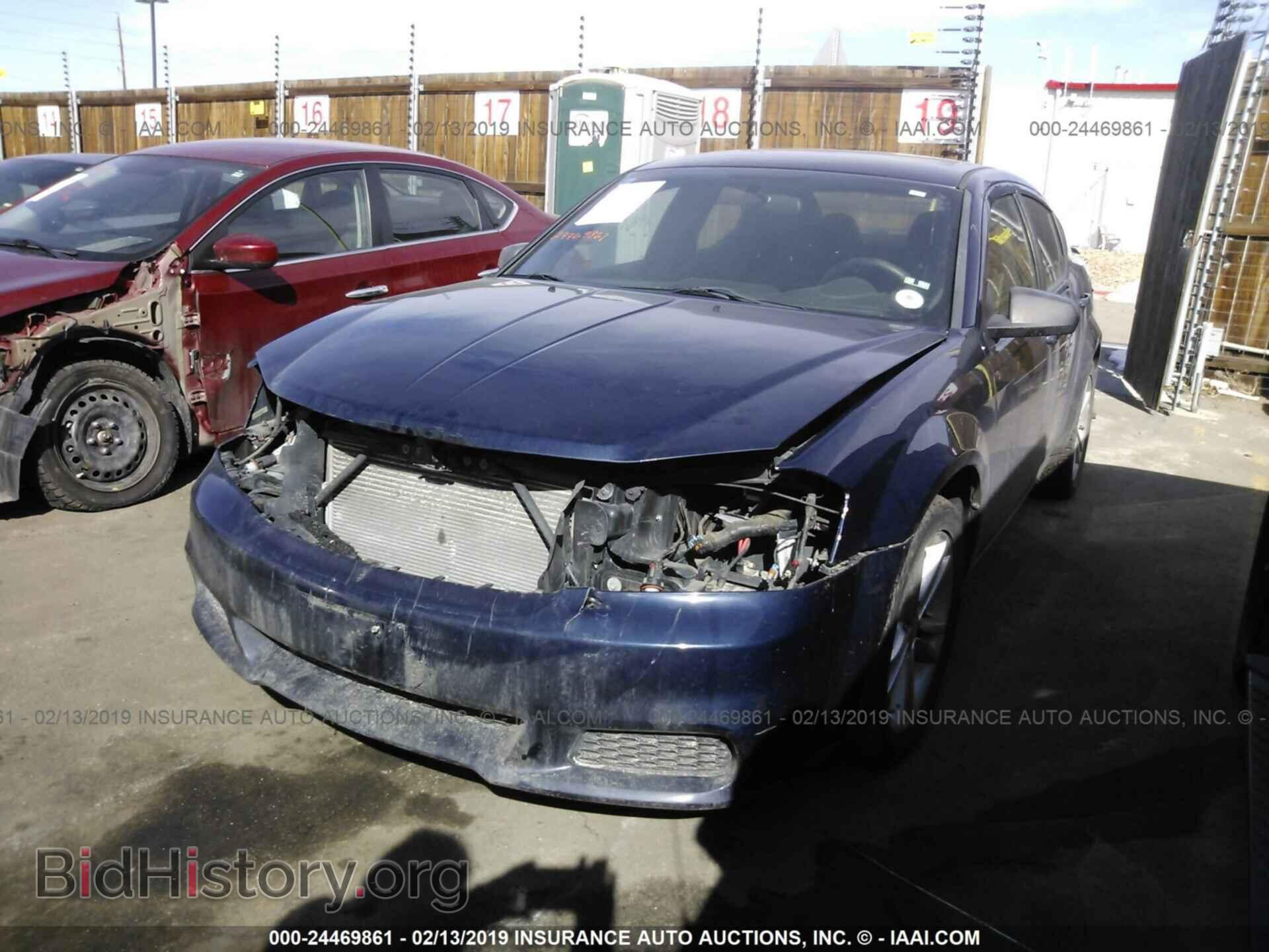 2013 DODGE AVENGER - VIN: 1C3CDZAG7DN552822 - Фото 2