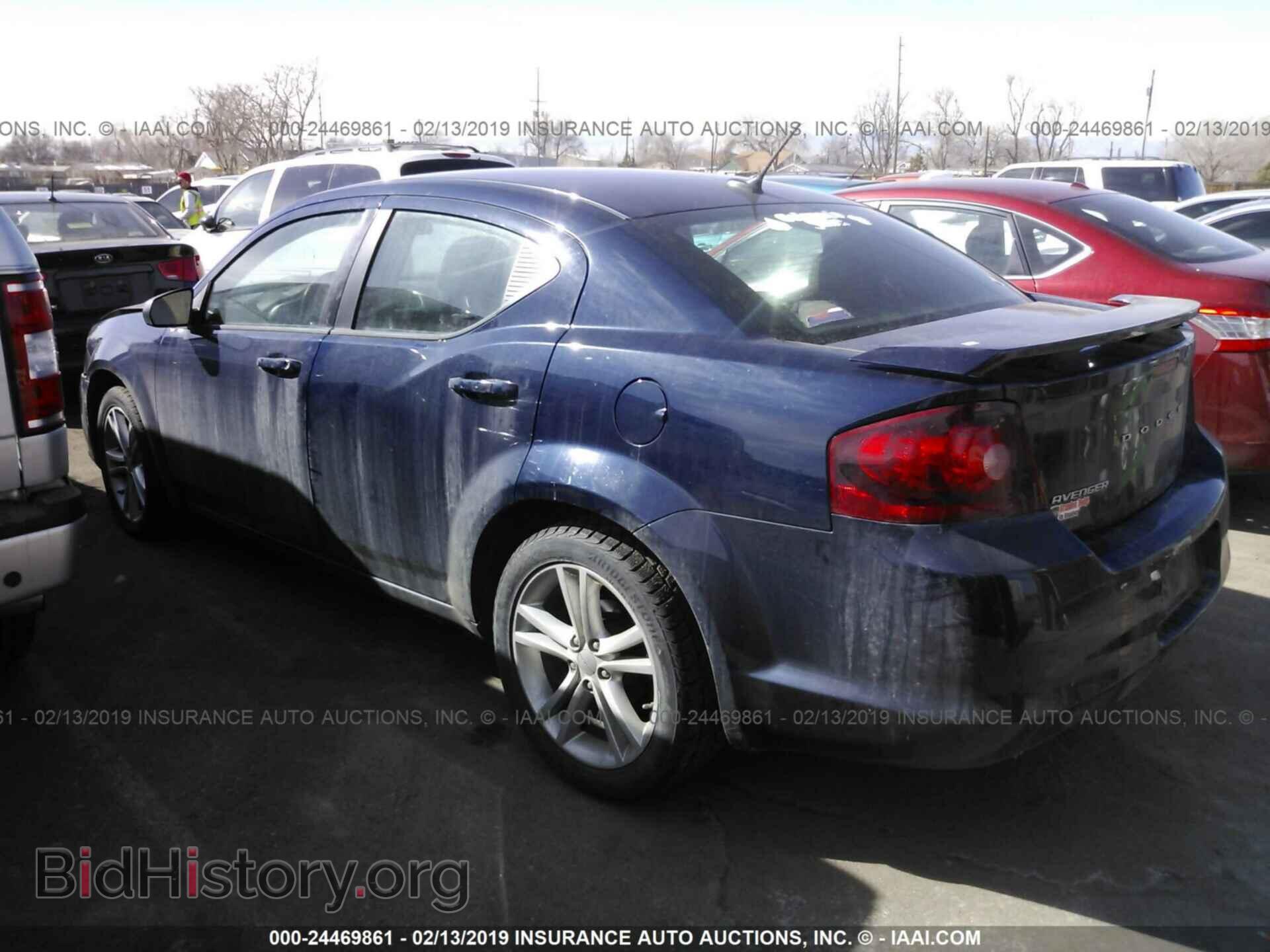 2013 DODGE AVENGER - VIN: 1C3CDZAG7DN552822 - Фото 3