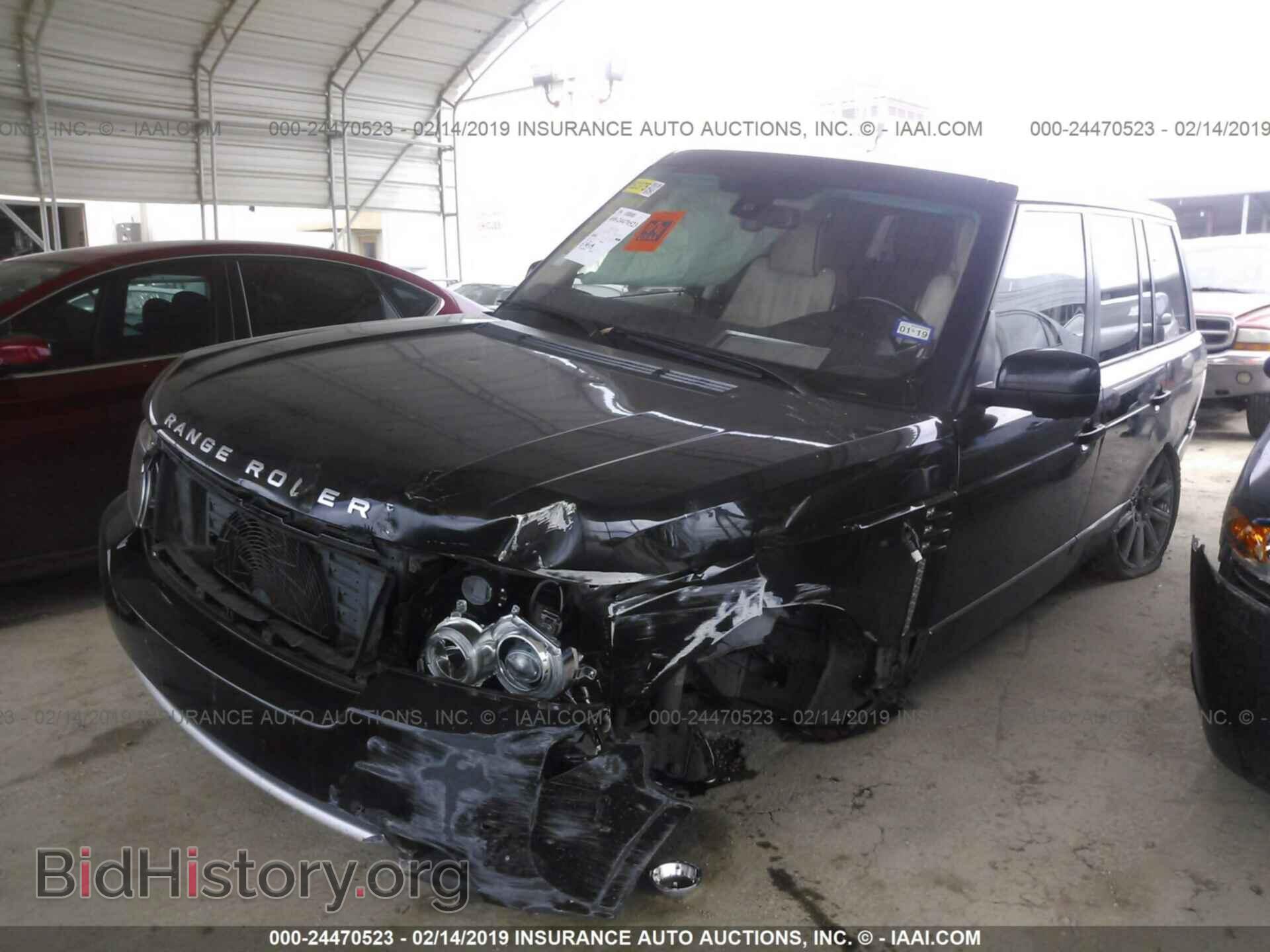 2012 LAND ROVER RANGE ROVER - VIN: SALMF1E41CA378966 - Фото 2