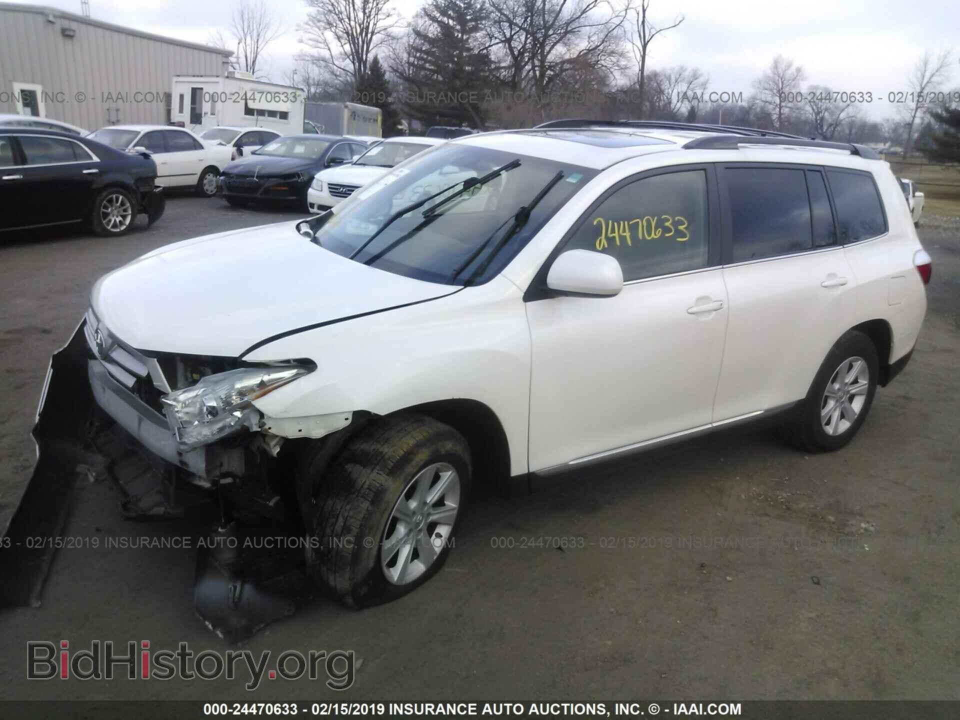 2012 TOYOTA HIGHLANDER - VIN: 5TDBK3EHXCS133465 - Фото 2