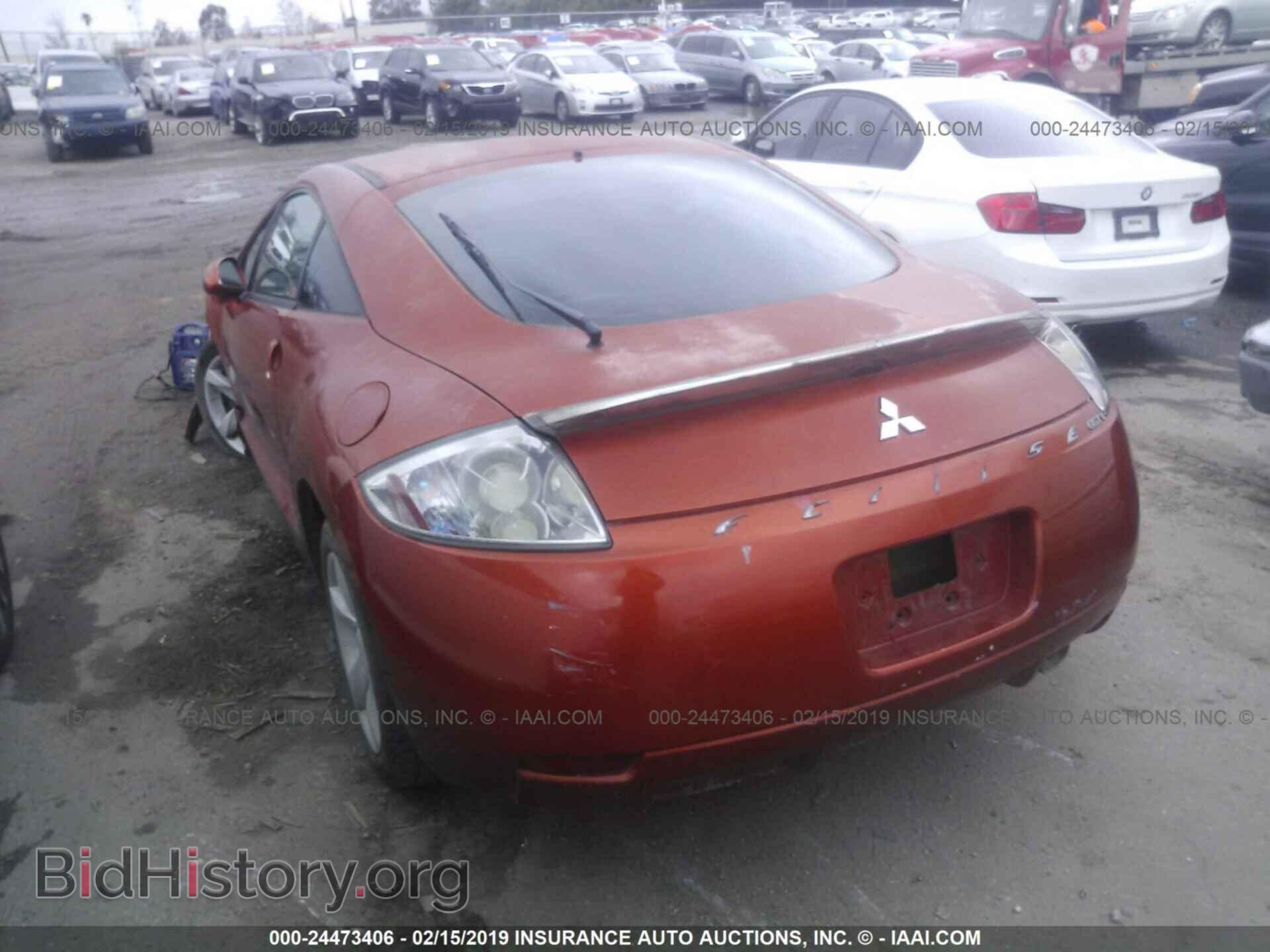 2006 MITSUBISHI ECLIPSE - VIN: 4A3AK34T66E018791 - Фото 3