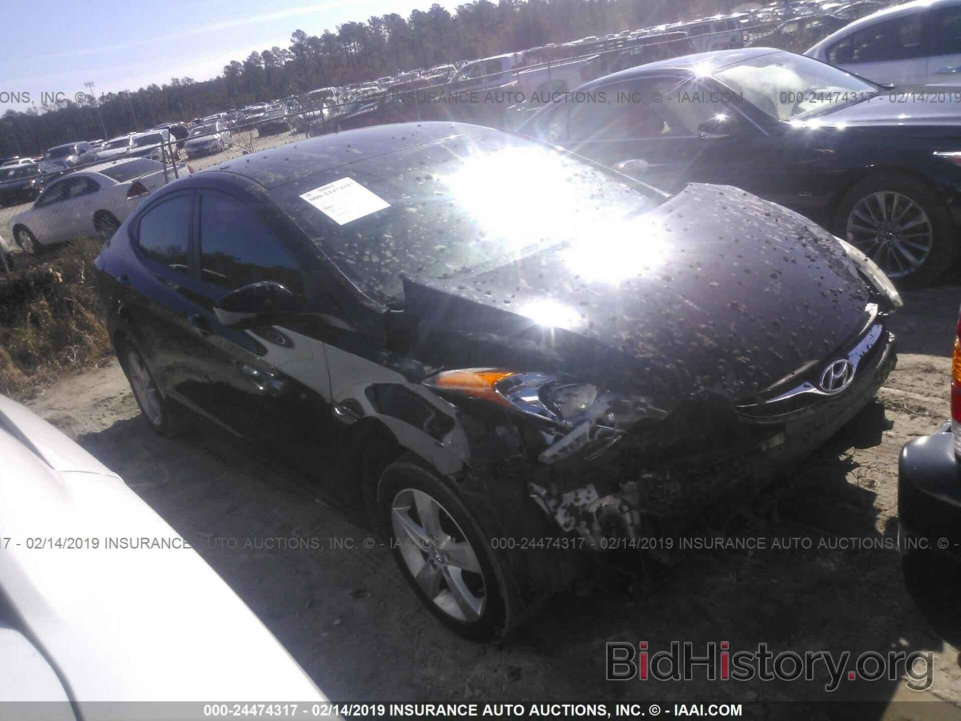 Photo 5NPDH4AE3CH122533 - HYUNDAI ELANTRA 2012