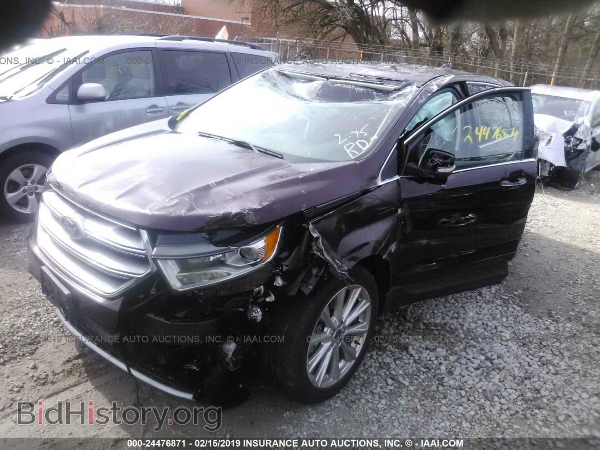 2017 FORD EDGE - VIN: 2FMPK4K92HBB67607 - Фото 2