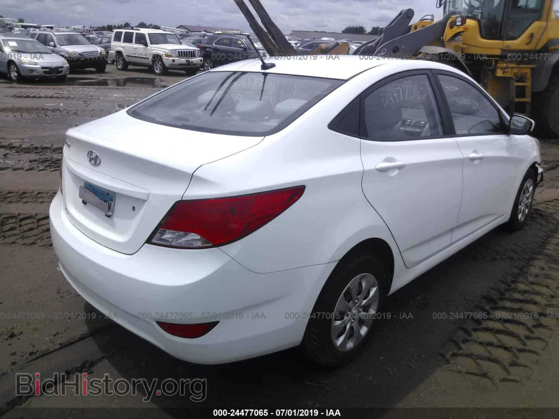 2015 HYUNDAI ACCENT - VIN: KMHCT4AE2FU857178 - Фото 4