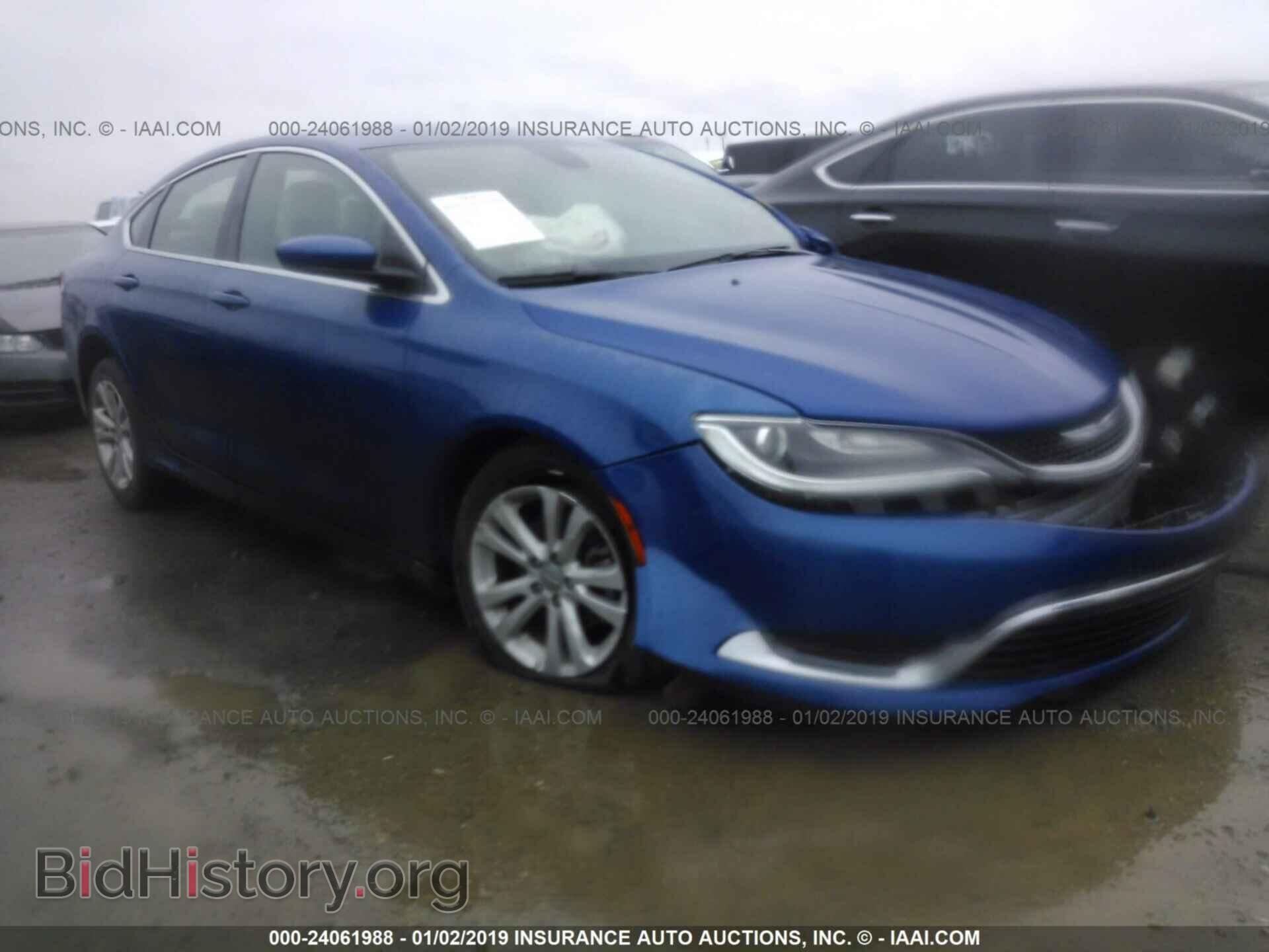 Фотография 1C3CCCAB7GN164045 - CHRYSLER 200 2016