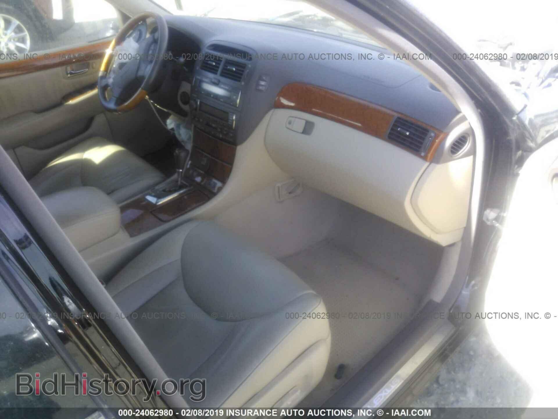 2004 LEXUS LS - VIN: JTHBN36F340145979 - Фото 5