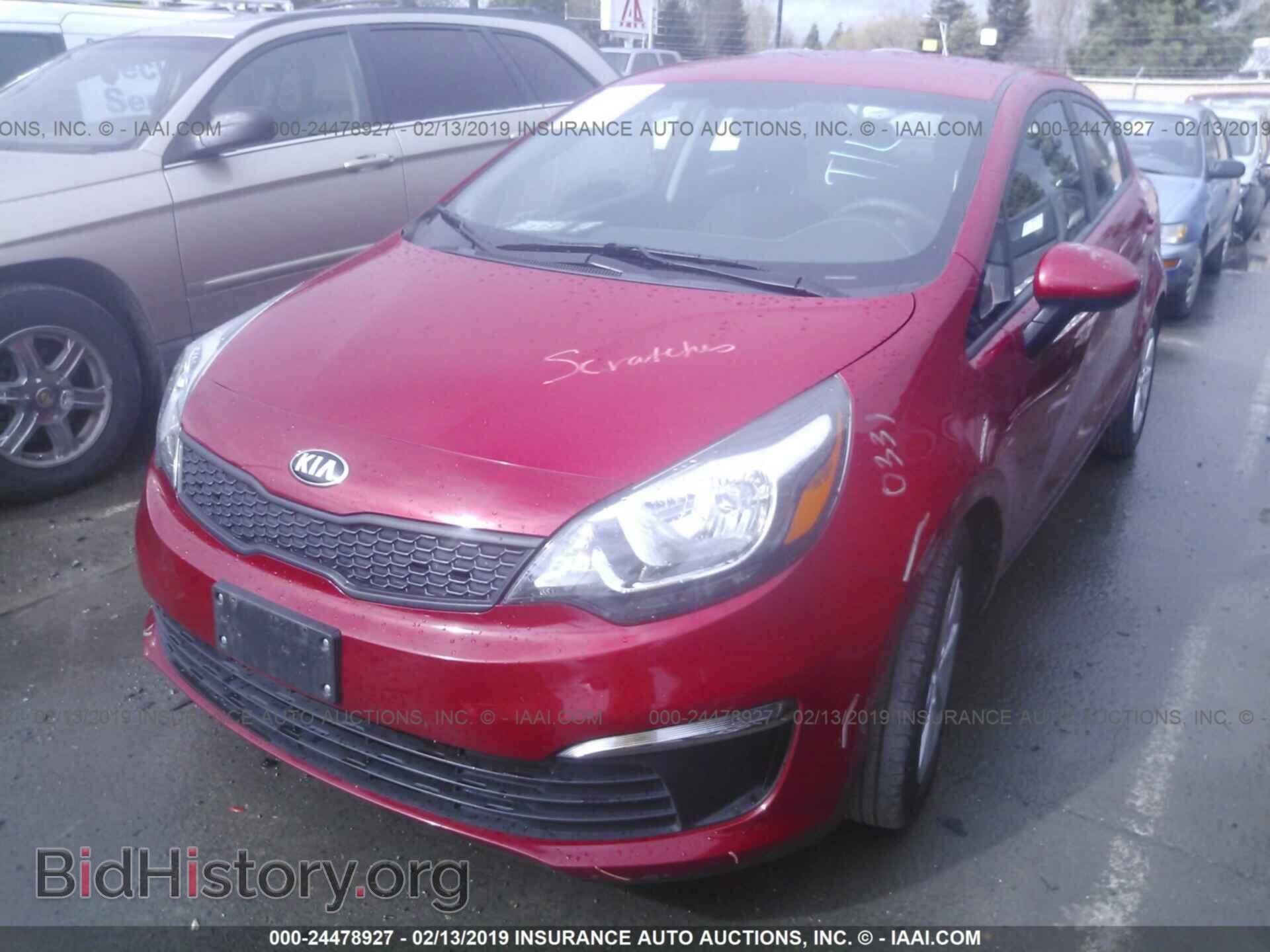 2017 KIA RIO - VIN: KNADM4A35H6026458 - Фото 2