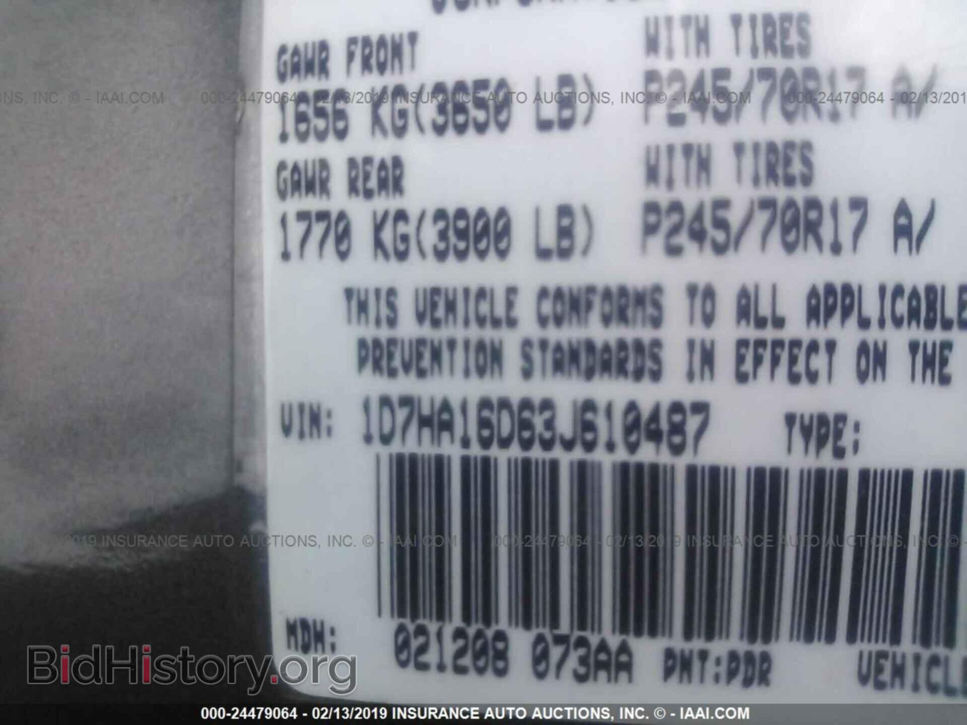 2003 DODGE RAM 1500 - VIN: 1D7HA16D63J610487 - Photo 9