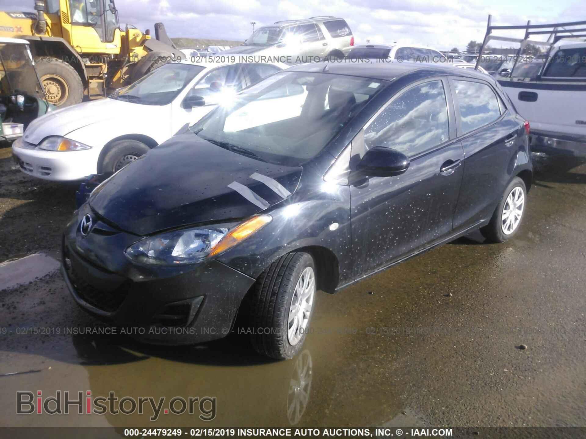 2014 MAZDA MAZDA2 - VIN: JM1DE1KZ3E0187441 - Фото 2
