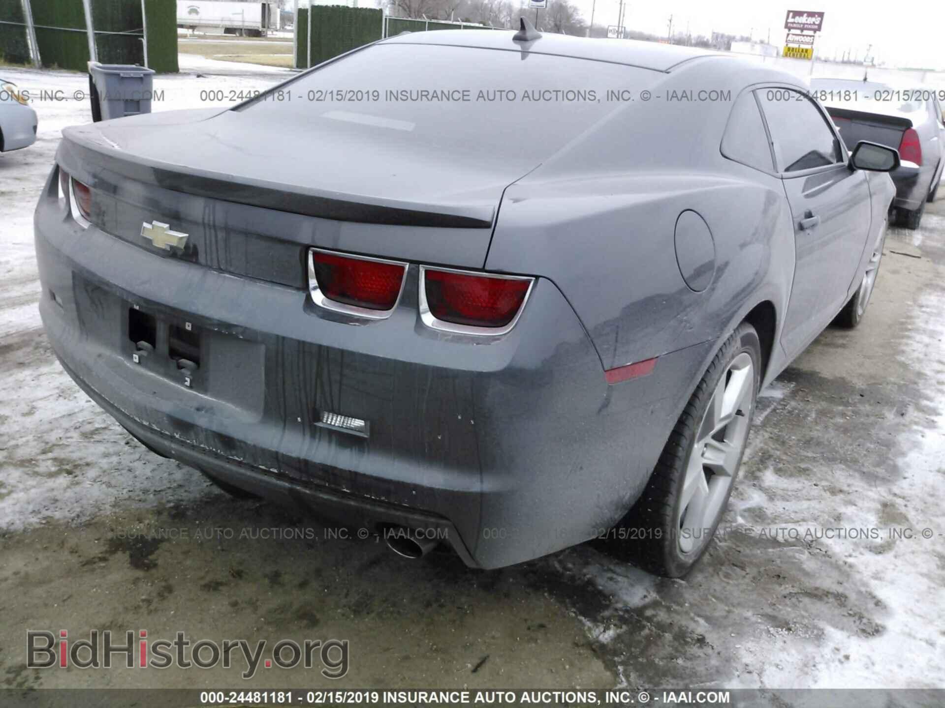 2012 CHEVROLET CAMARO - VIN: 2G1FA1E30C9178798 - Фото 4