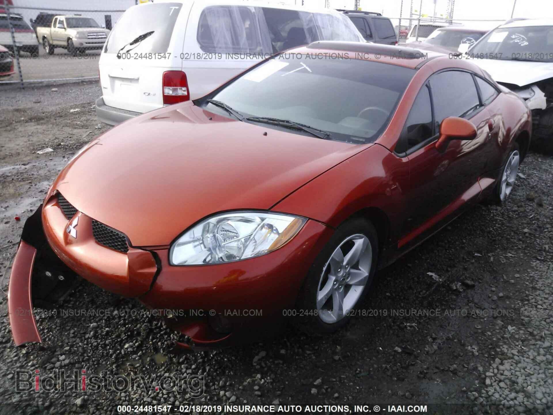 2007 MITSUBISHI ECLIPSE - VIN: 4A3AK24FX7E039214 - Photo 2