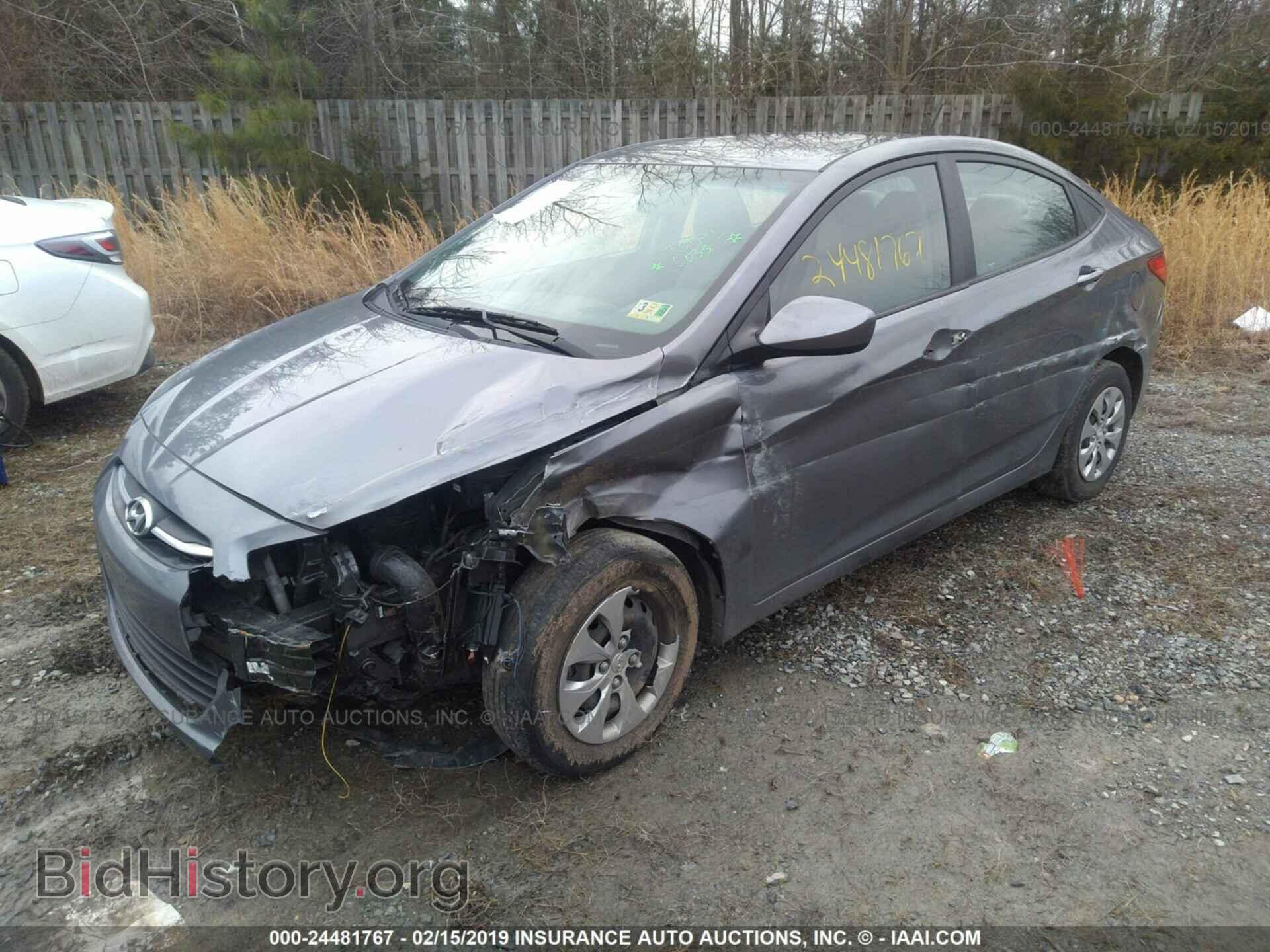 2016 HYUNDAI ACCENT - VIN: KMHCT4AE9GU043434 - Фото 2