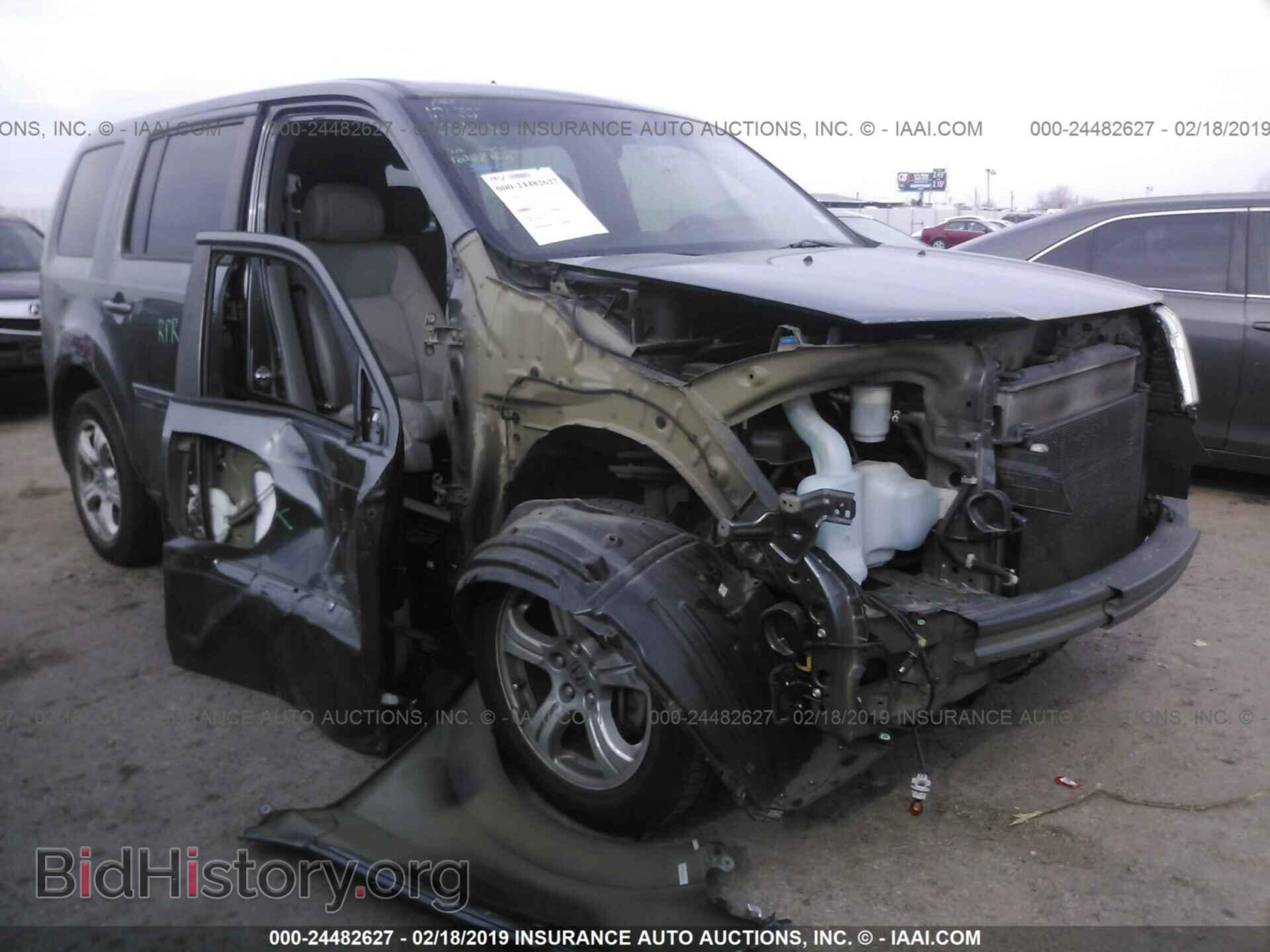 Фотография 5FNYF3H42CB010299 - HONDA PILOT 2012