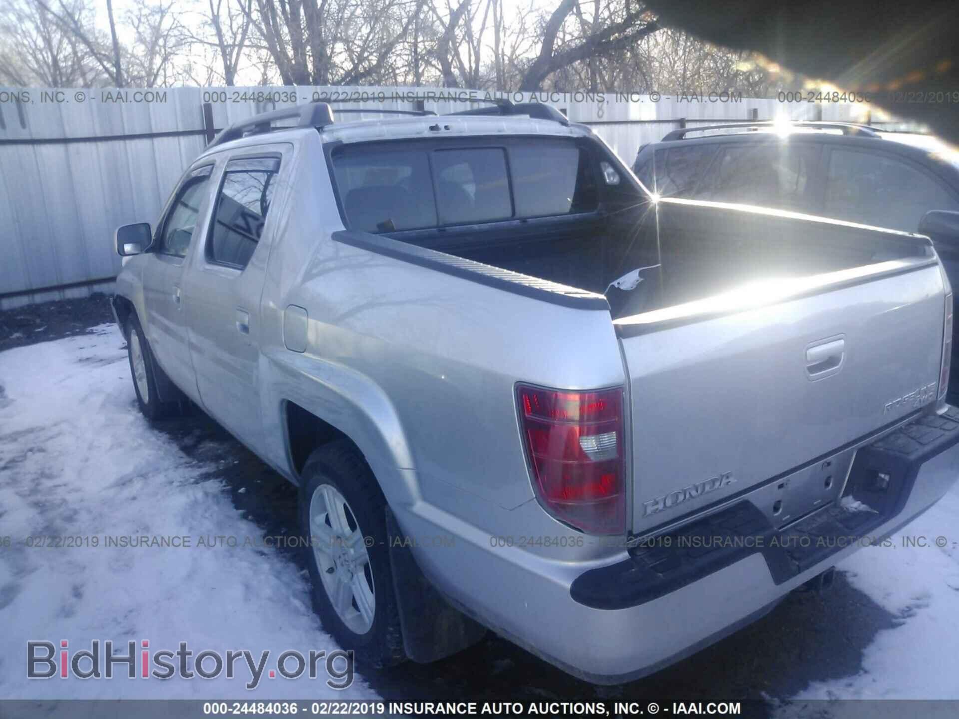 2011 HONDA RIDGELINE - VIN: 5FPYK1F54BB004750 - Фото 3