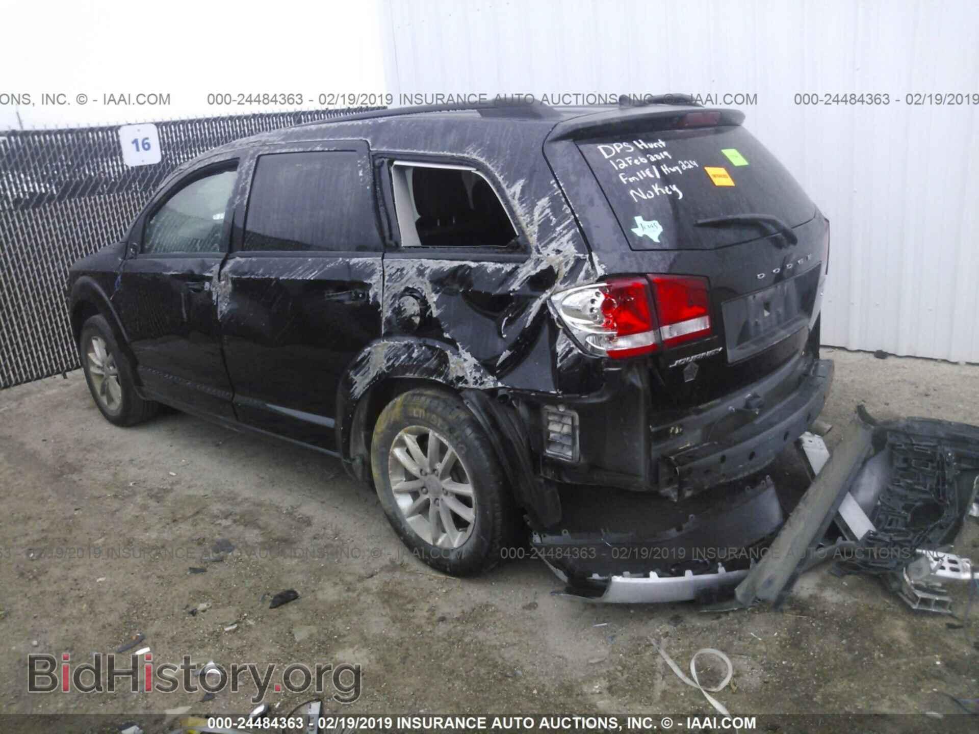 2016 DODGE JOURNEY - VIN: 3C4PDCBB9GT160877 - Фото 3