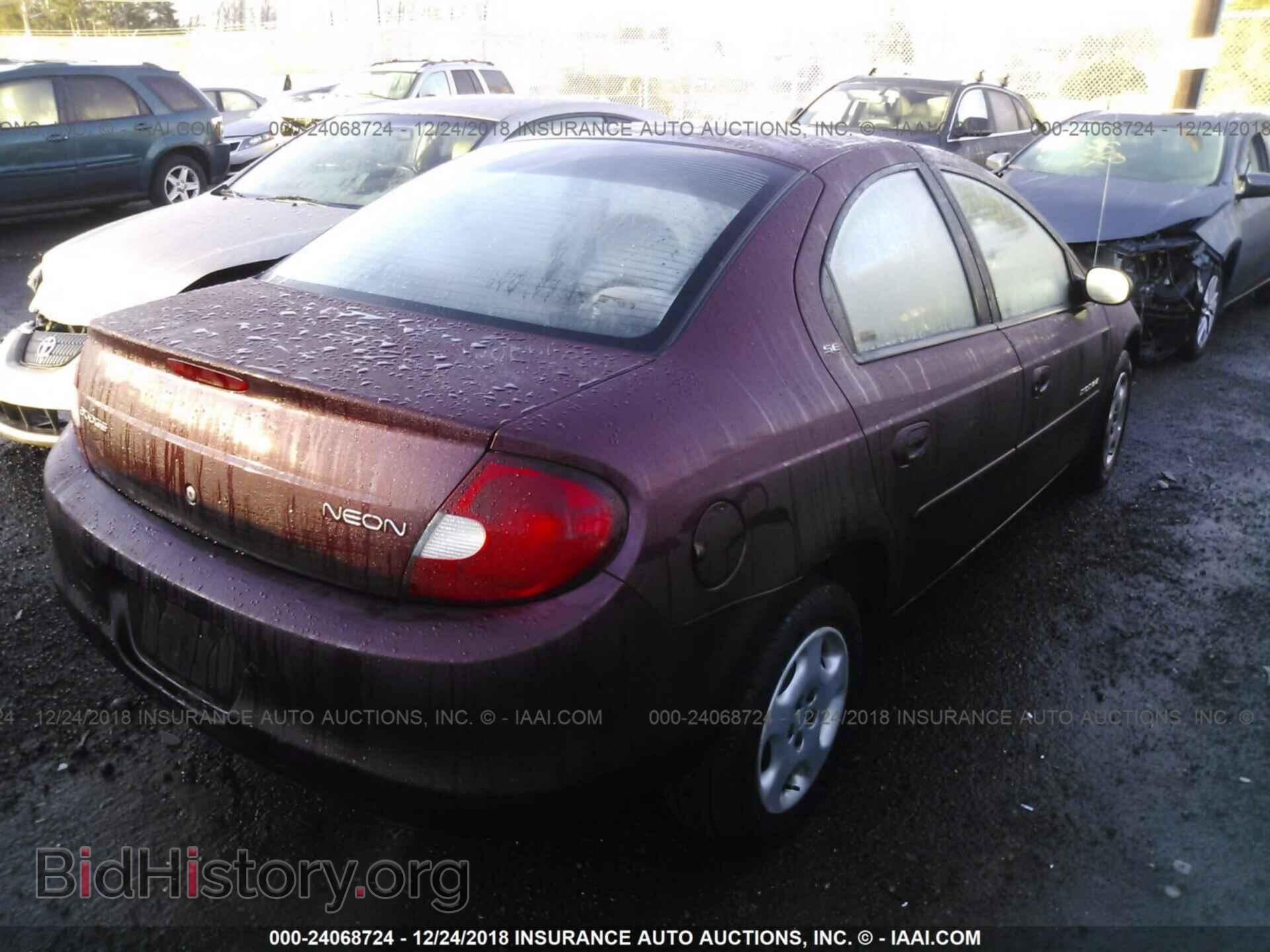 2001 DODGE NEON - VIN: 1B3ES46C81D187234 - Фото 4