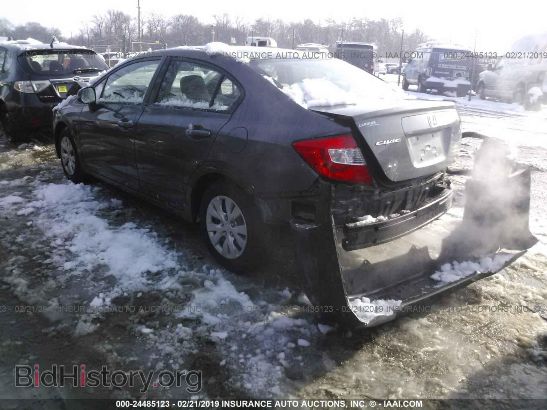 2012 HONDA CIVIC - VIN: 2HGFB2F54CH607989 - Фото 3