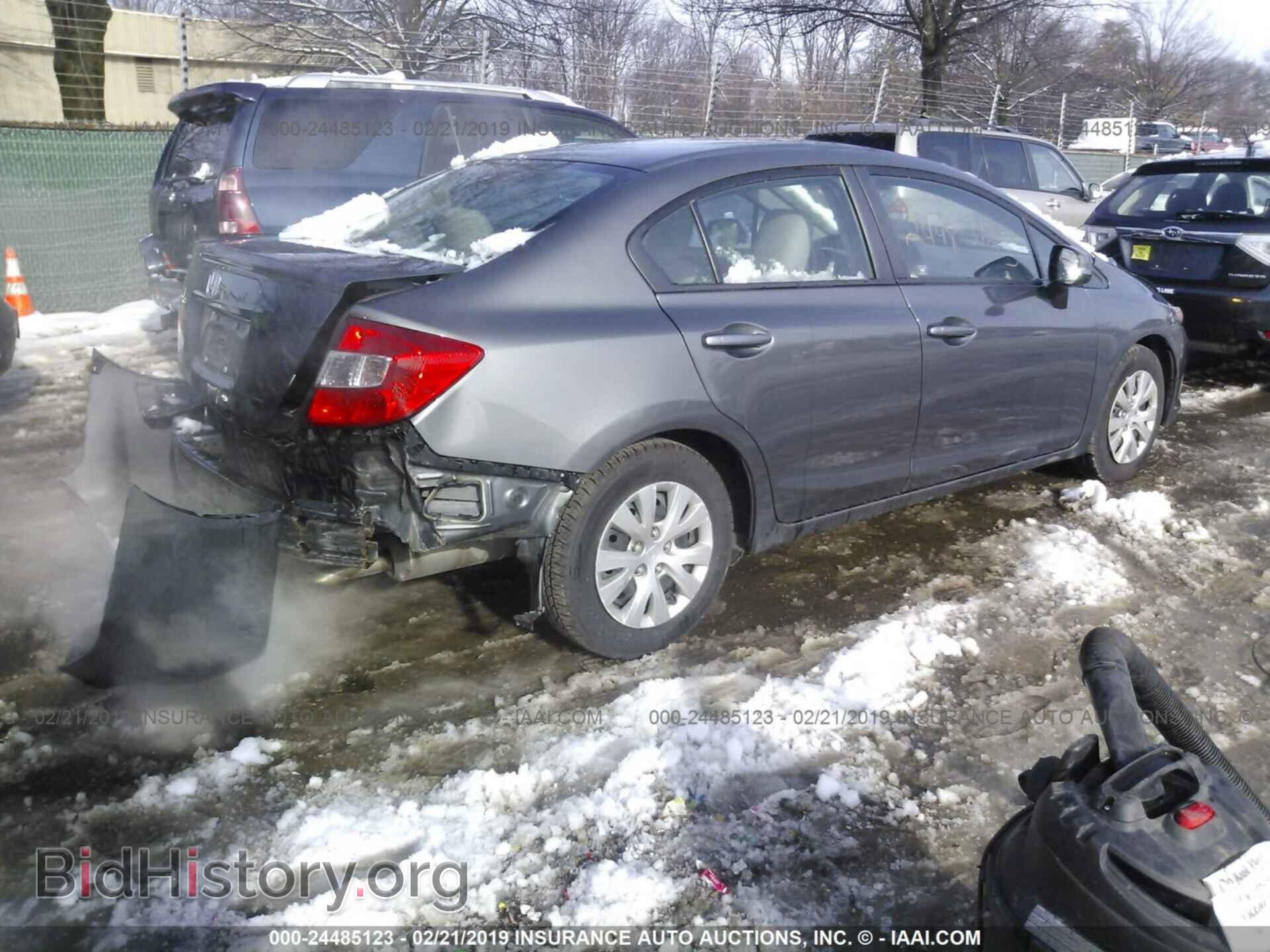 2012 HONDA CIVIC - VIN: 2HGFB2F54CH607989 - Фото 4