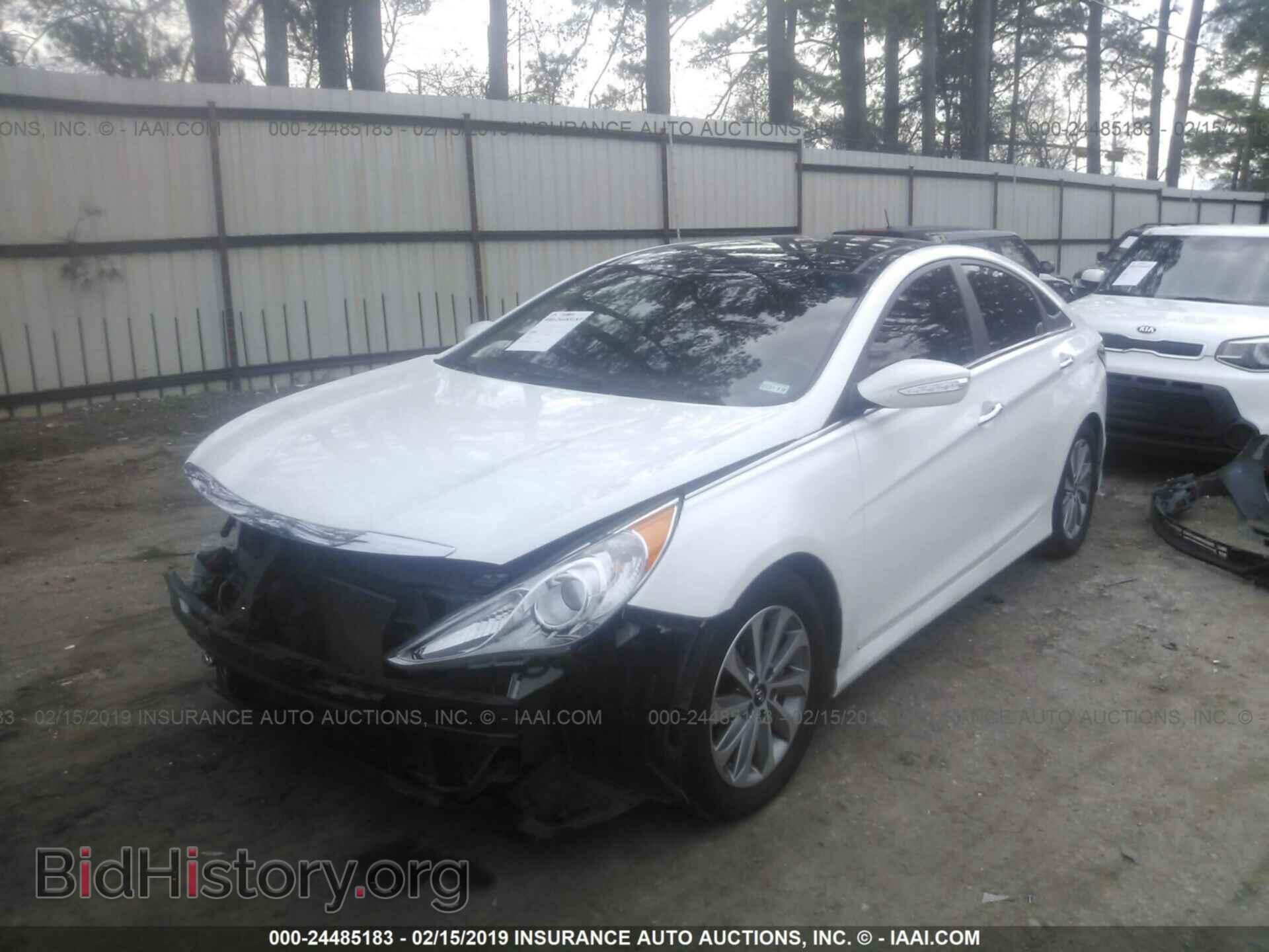 2014 HYUNDAI SONATA - VIN: 5NPEC4AC1EH835614 - Фото 2