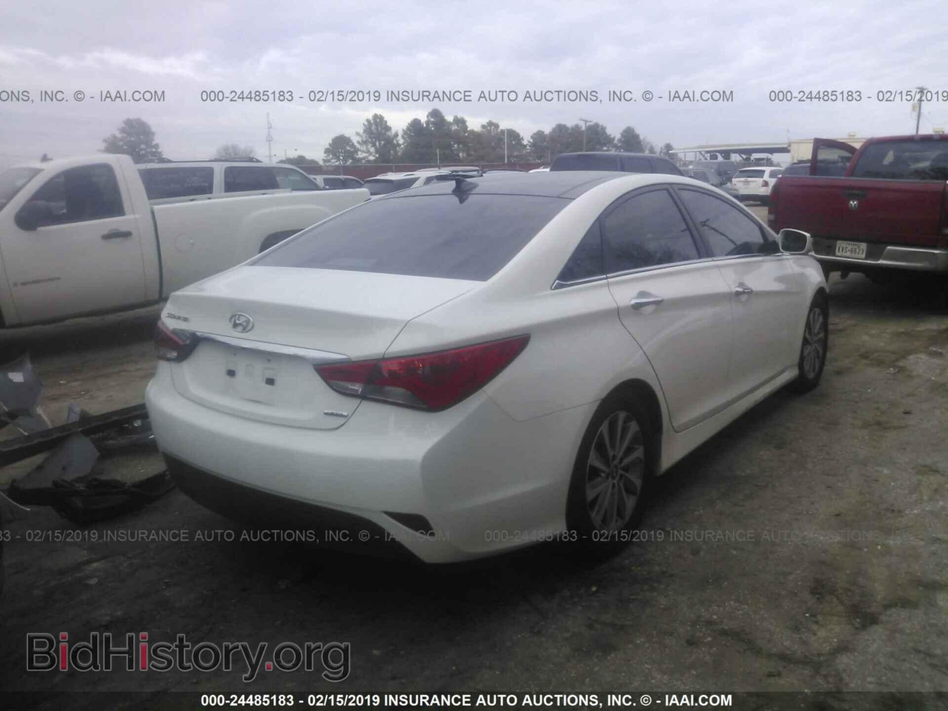 2014 HYUNDAI SONATA - VIN: 5NPEC4AC1EH835614 - Фото 4