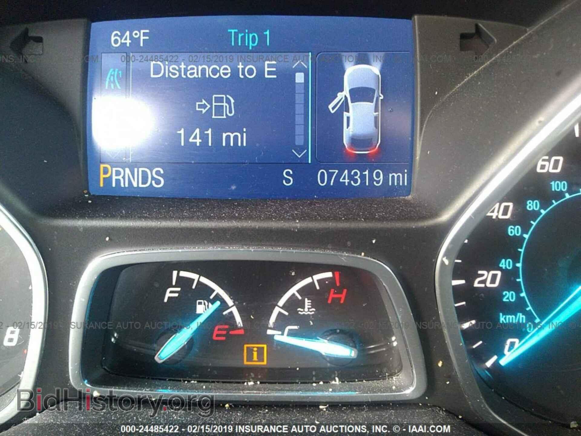 2014 FORD ESCAPE - VIN: 1FMCU0F76EUD35992 - Фото 7