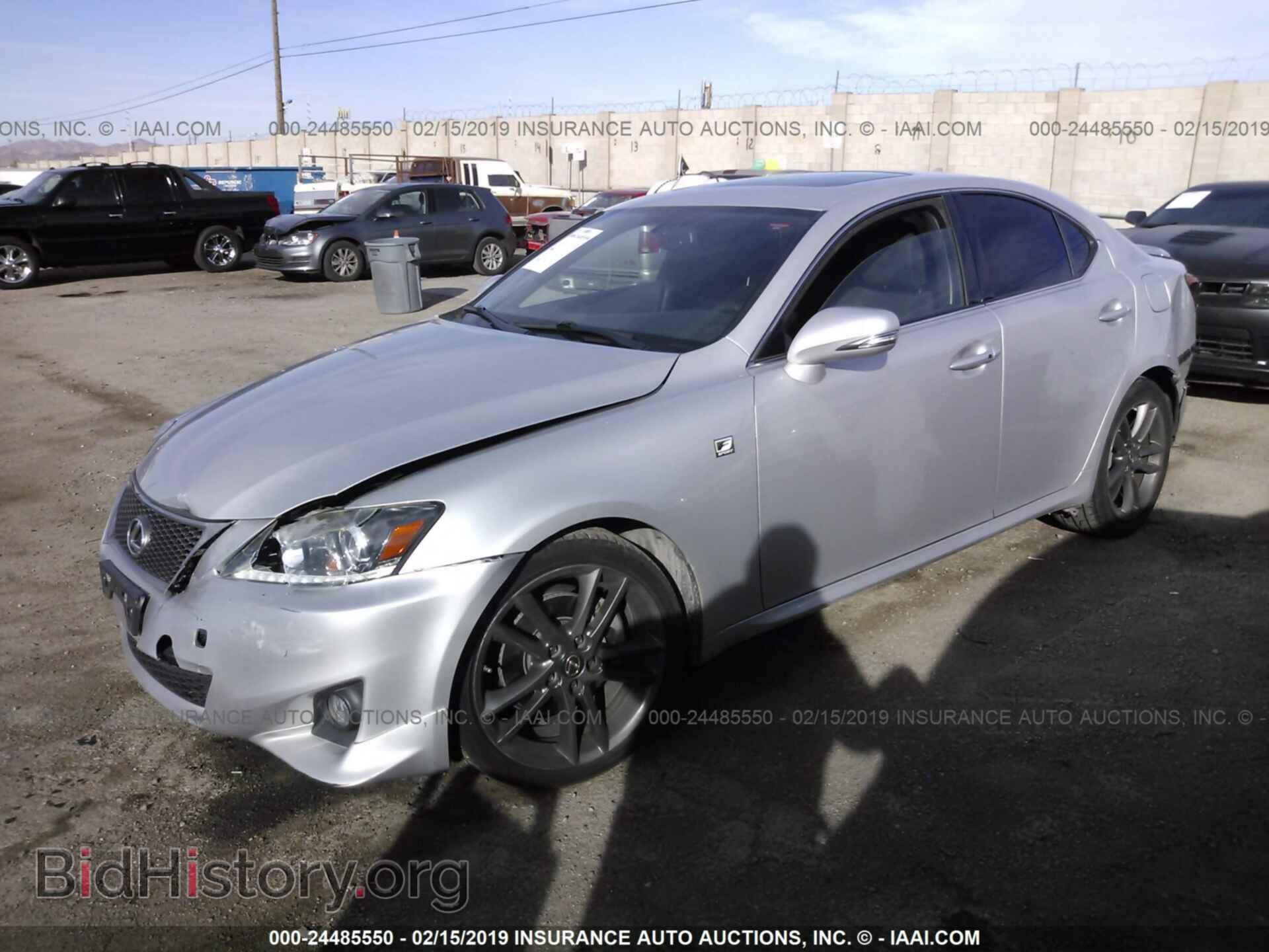 2012 LEXUS IS - VIN: JTHBF5C21C5169810 - Фото 2