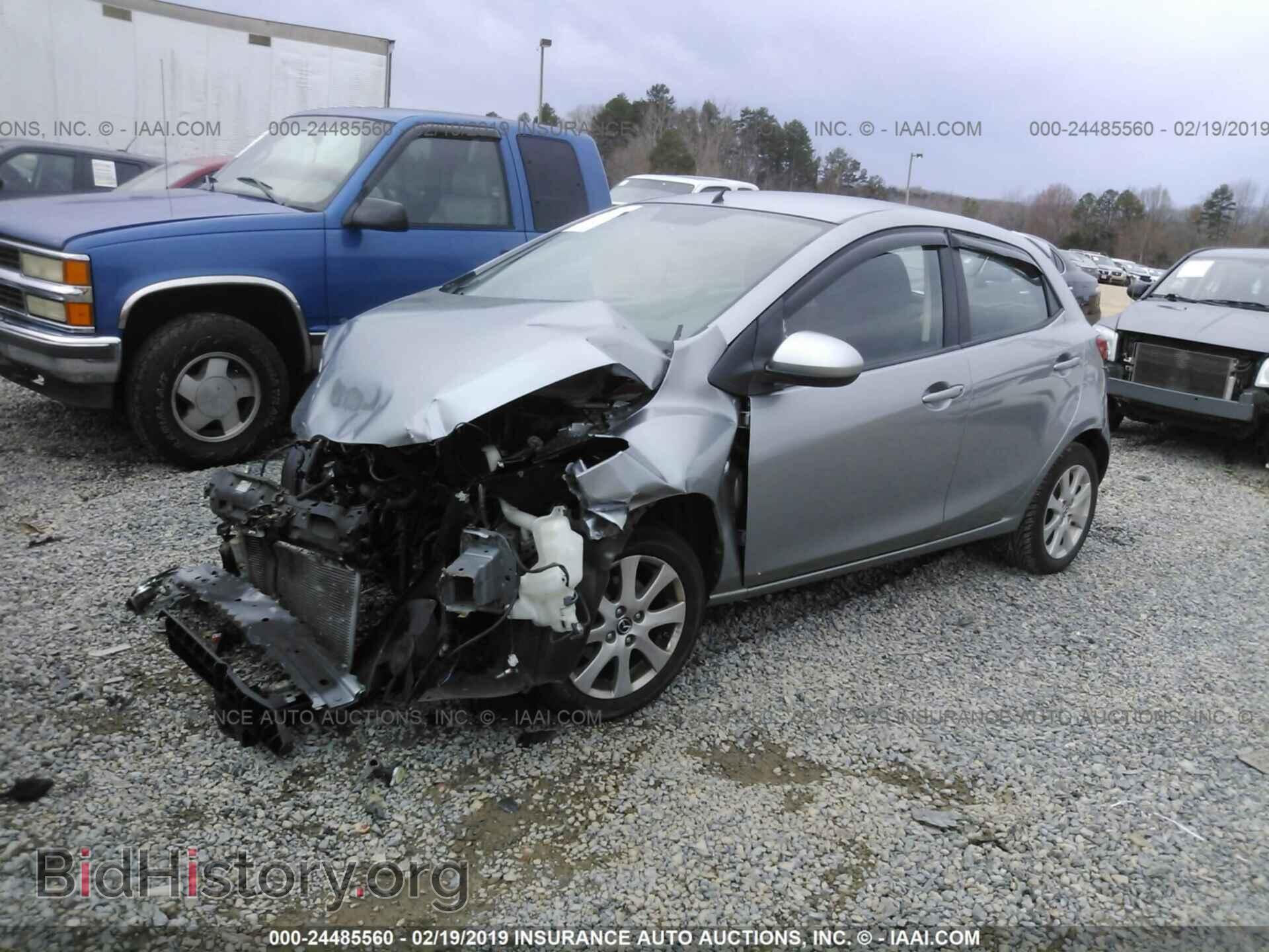 2013 MAZDA MAZDA2 - VIN: JM1DE1LY1D0161313 - Фото 2