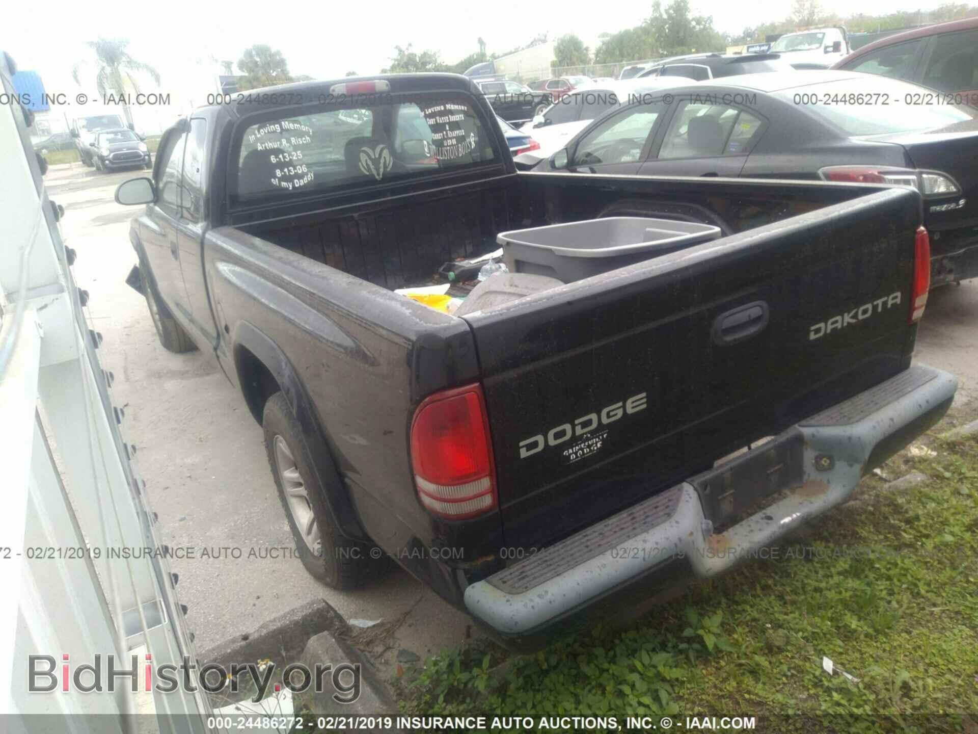 2004 DODGE DAKOTA - VIN: 1D7GL32K34S524863 - Фото 3