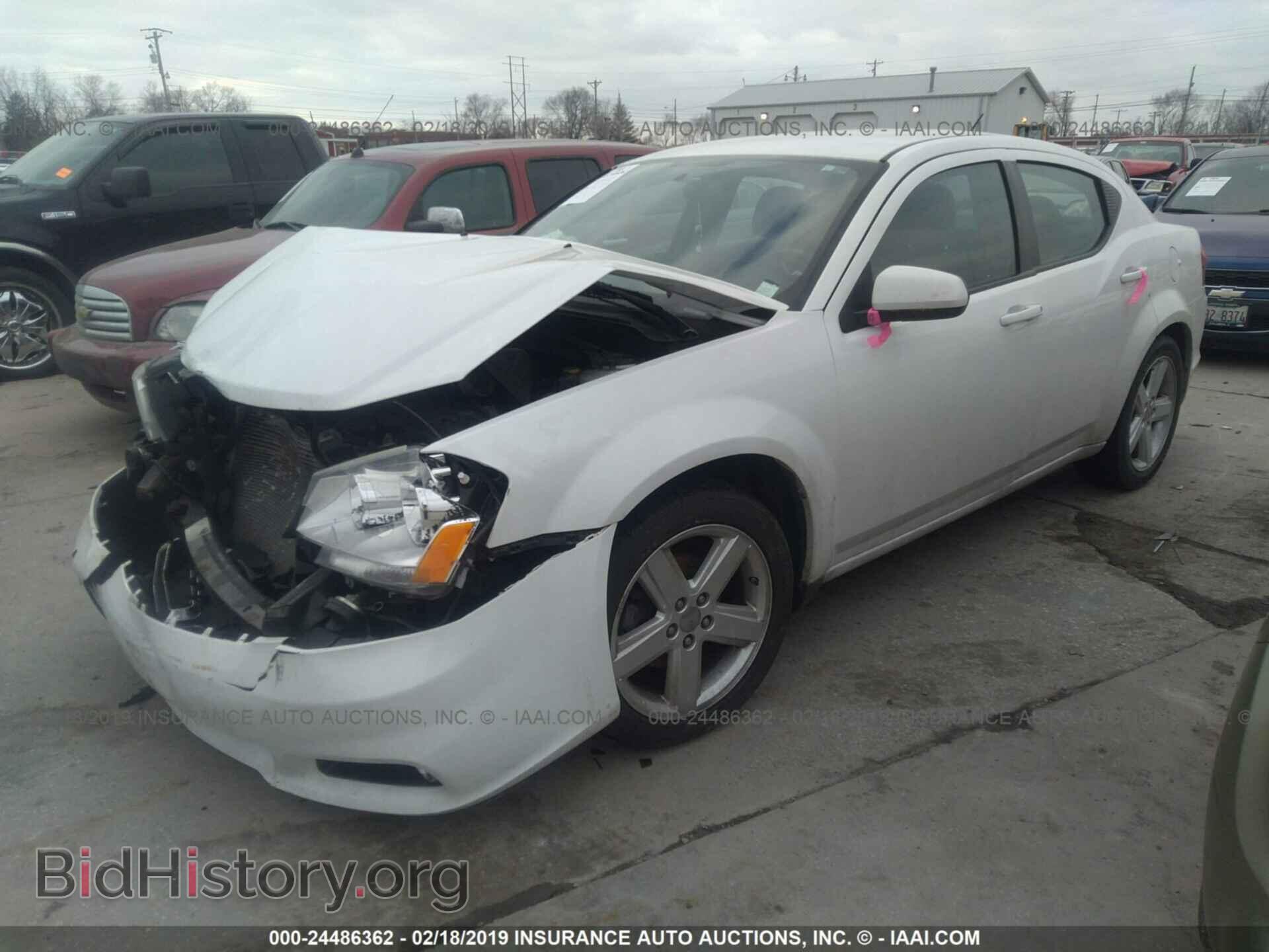 2013 DODGE AVENGER - VIN: 1C3CDZCB7DN708374 - Photo 2
