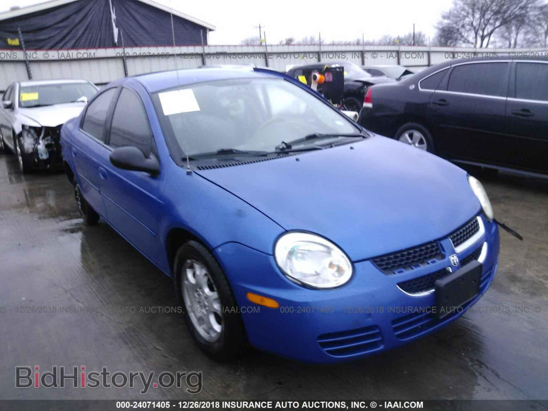 Фотография 1B3ES56C54D541737 - DODGE NEON 2004