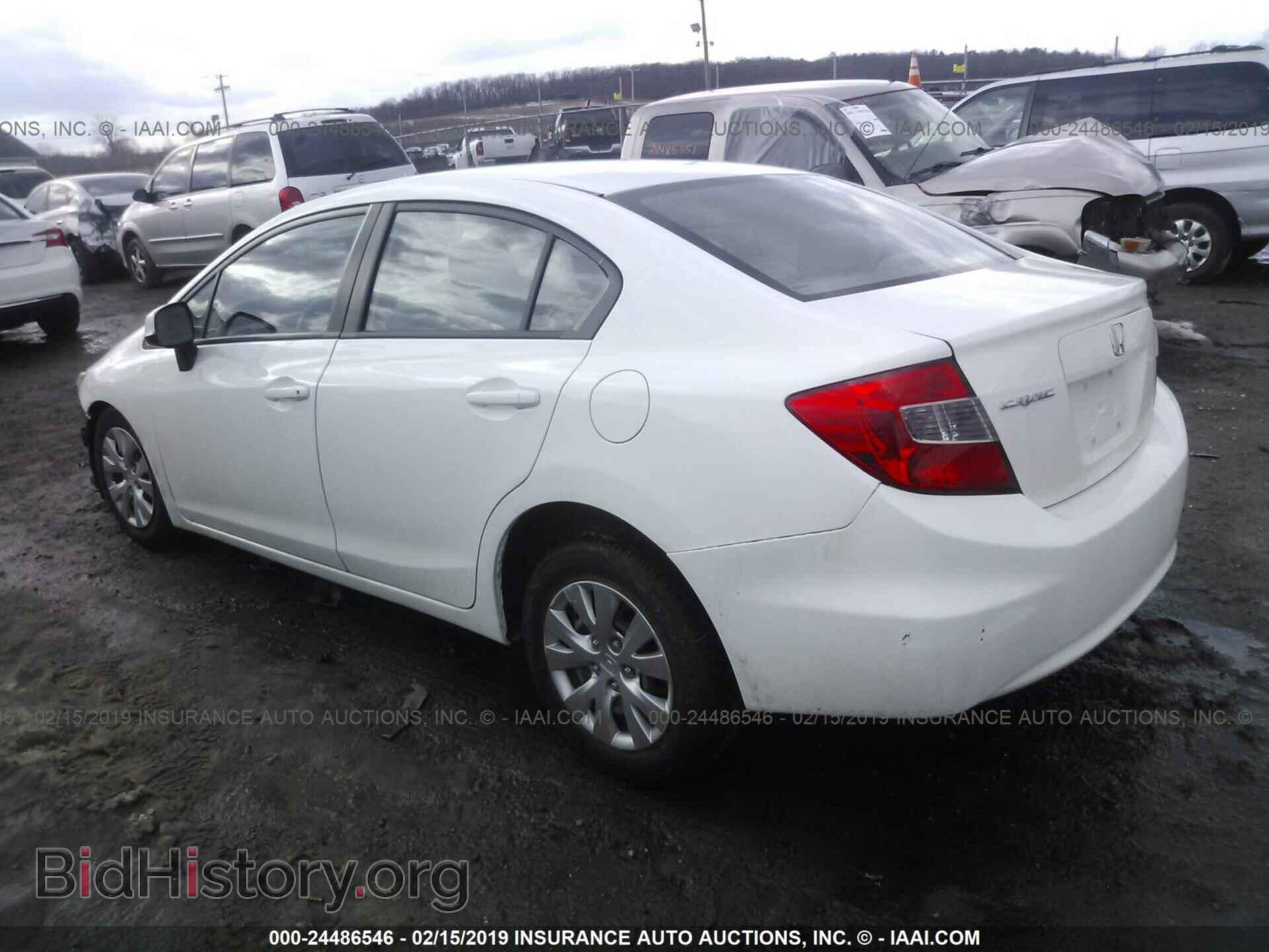 2012 HONDA CIVIC - VIN: 19XFB2F54CE015194 - Фото 3