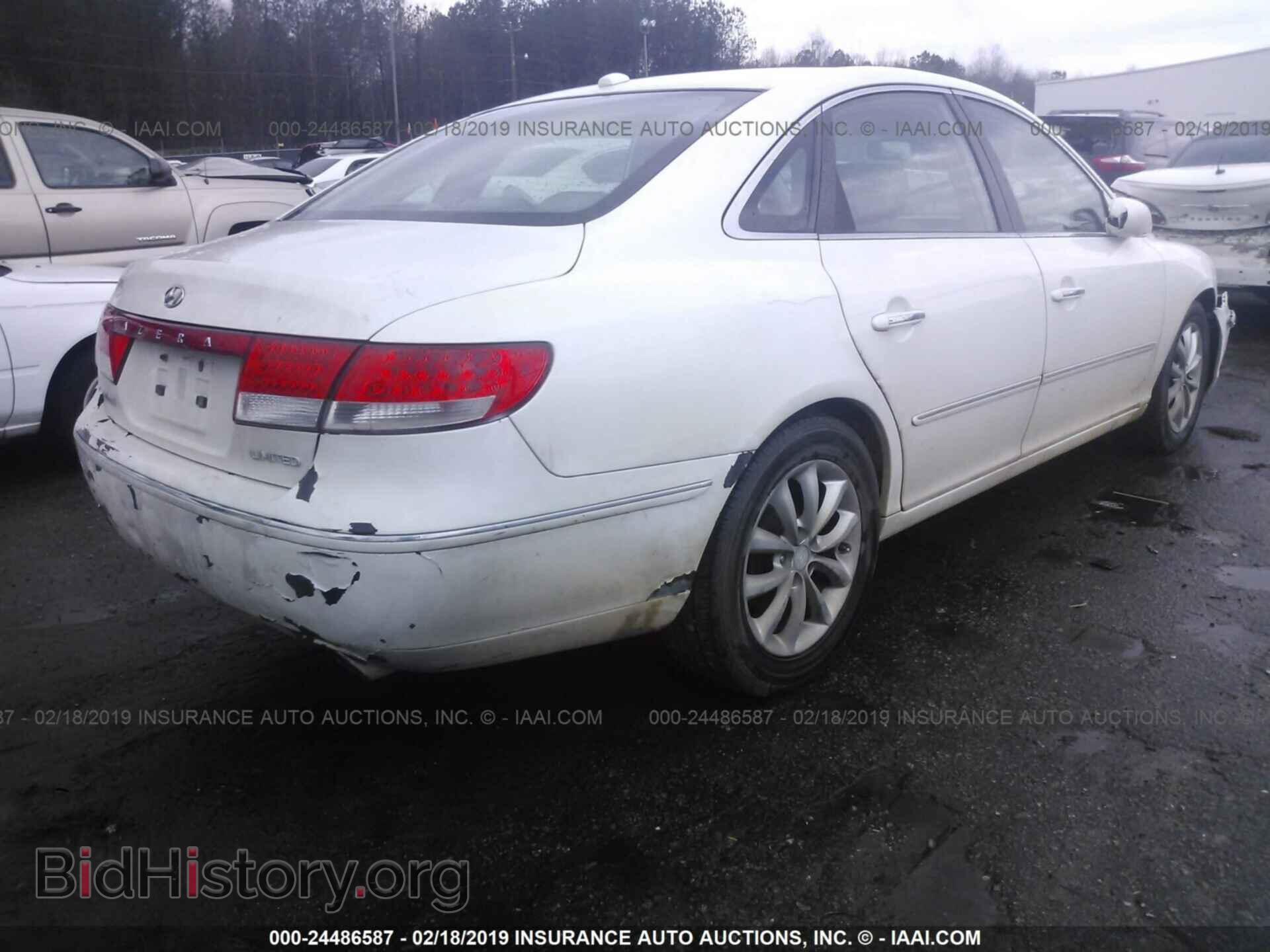 2007 HYUNDAI AZERA - VIN: KMHFC46F67A201051 - Фото 4
