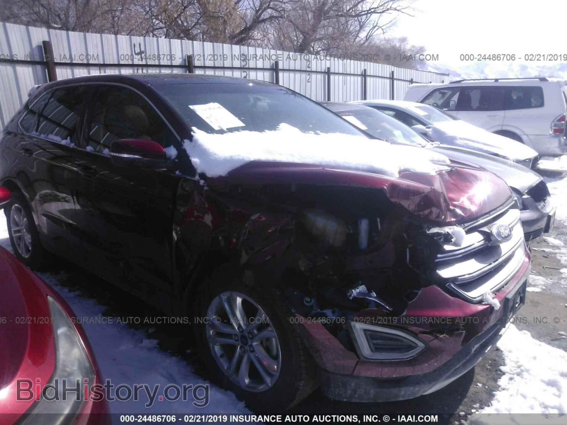 Фотография 2FMTK3J80FBB09333 - FORD EDGE 2015
