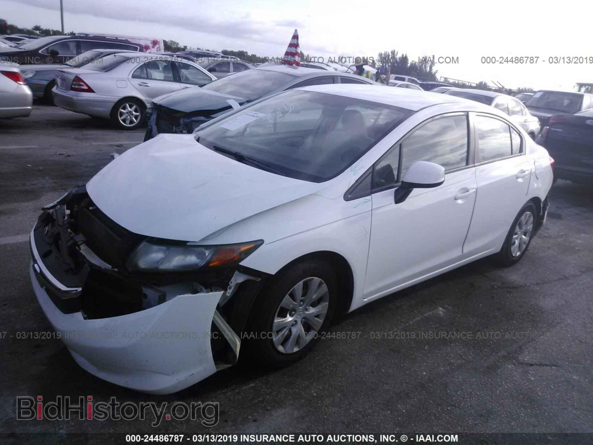 2012 HONDA CIVIC - VIN: 19XFB2F54CE083432 - Фото 2