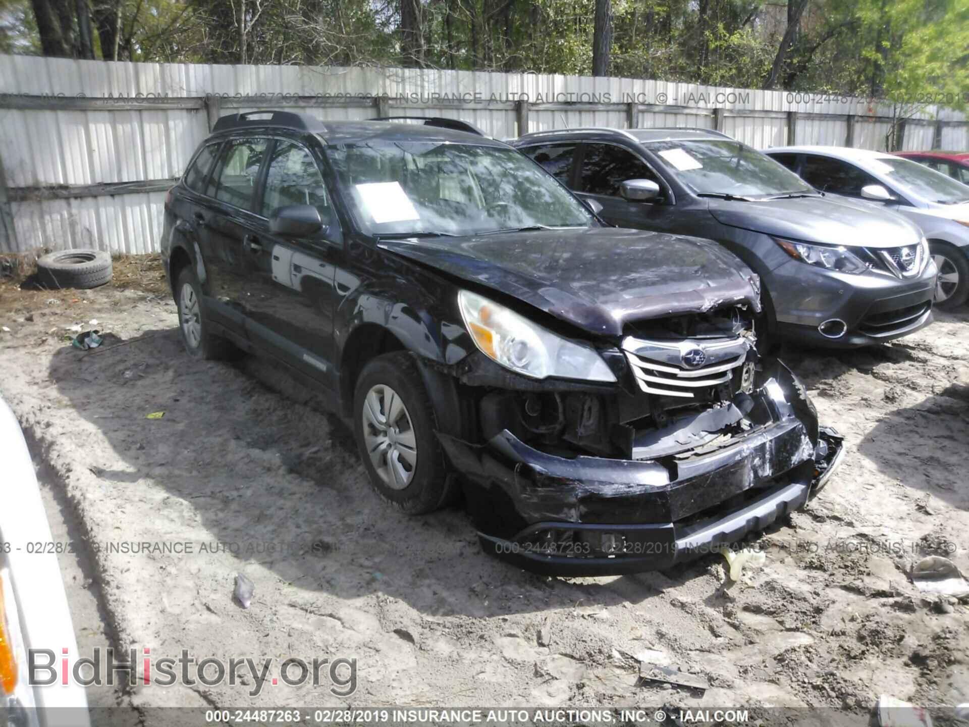 Фотография 4S4BRCAC7C3205077 - SUBARU OUTBACK 2012