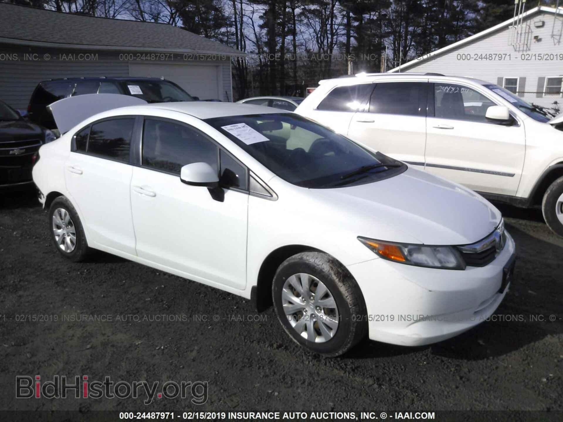 Photo 19XFB2F57CE001175 - HONDA CIVIC 2012