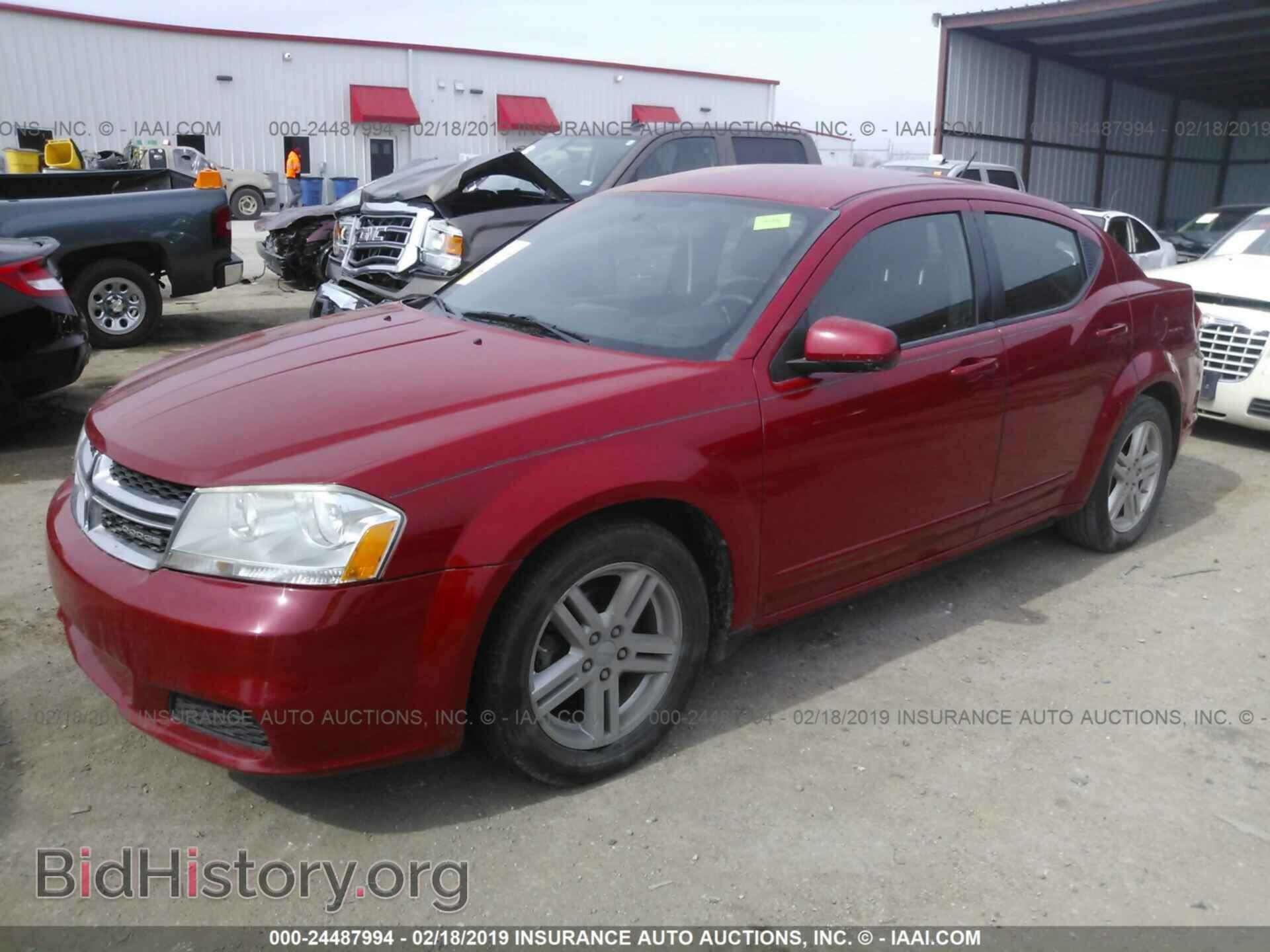 2012 DODGE AVENGER - VIN: 1C3CDZCBXCN182062 - Фото 2