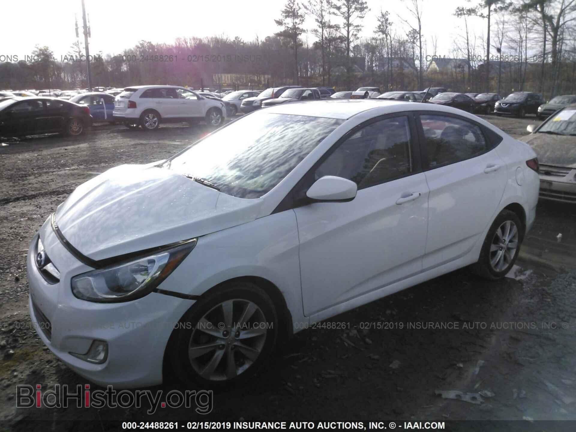 2013 HYUNDAI ACCENT - VIN: KMHCU4AE3DU475378 - Фото 2